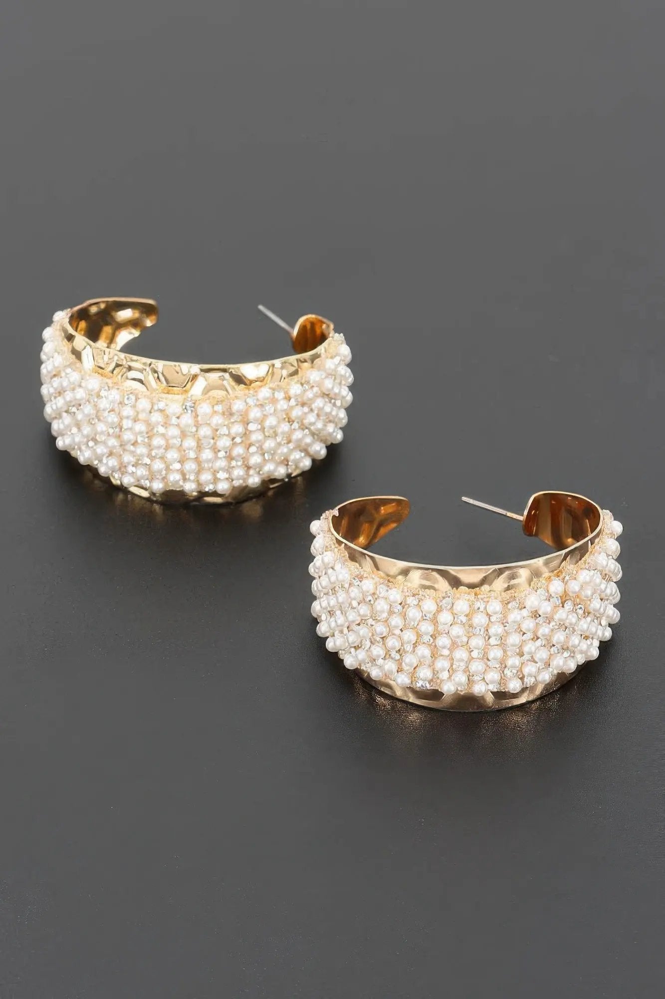 Women's Earrings Hoops Beaded BYMANYC ® New York SOHO CUFF - New Collection by BYMANYC New York