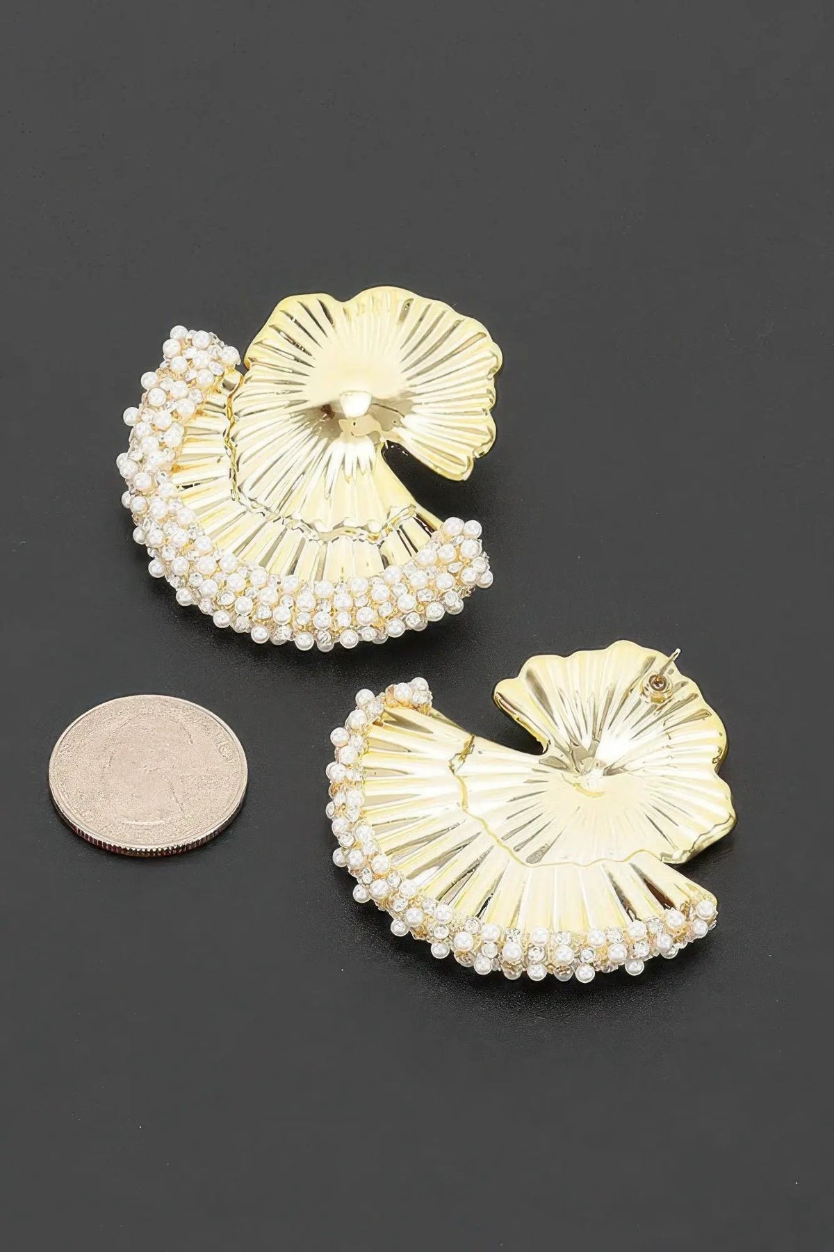 Women's Earrings Studs Ginkgo BYMANYC ® New York HAMPTONS BOTANICAL - New Collection by BYMANYC New York