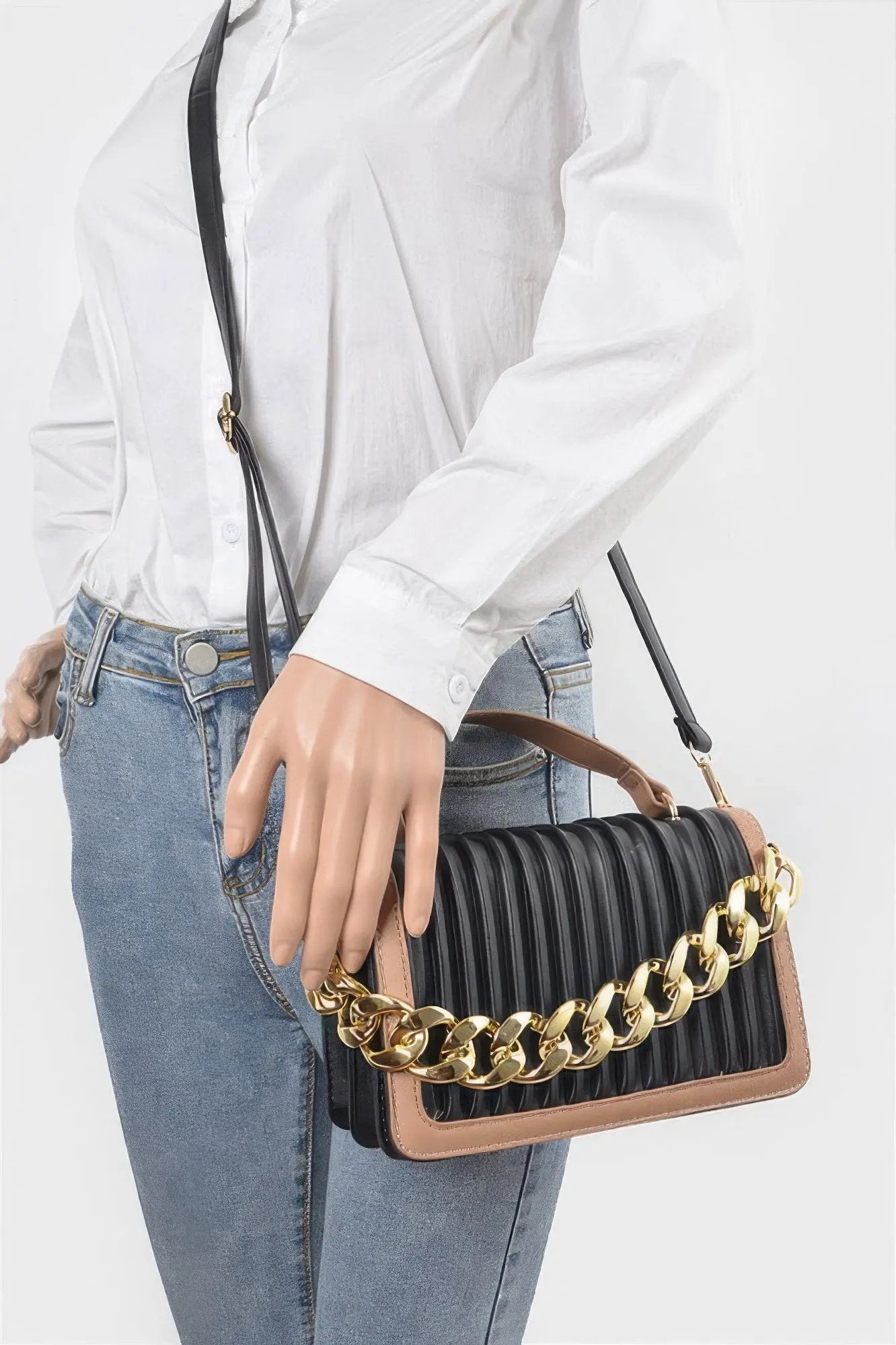 WOMEN'S BAG • new collection CHELSEA Pleated BYMANYC ® New York by BYMANYC ® New York