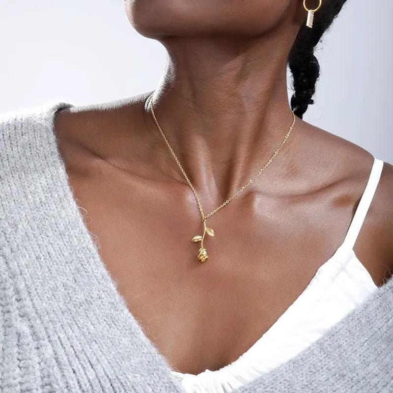 WOMEN'S NECKLACE Gold Color EMPIRE - BYMANYC ® New York by BYMANYC ® New York
