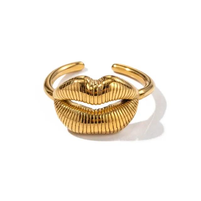 WOMEN'S RING Gold Color LEXINGTON - BYMANYC ® New York by BYMANYC ® New York