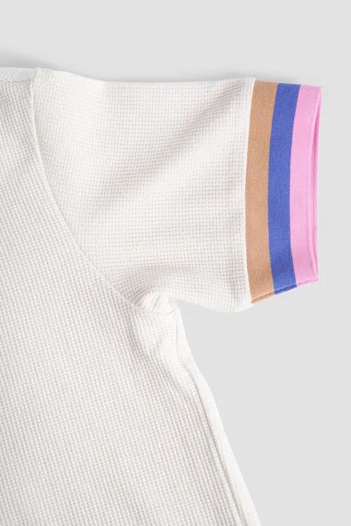 Waffle Knit Tee by Hideout