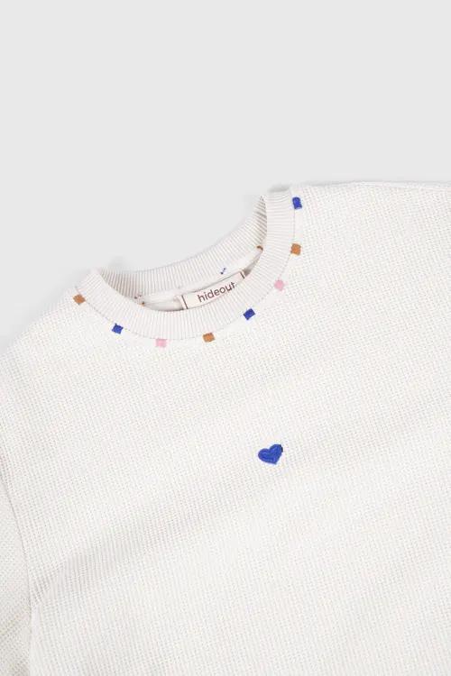 Waffle Knit Tee by Hideout