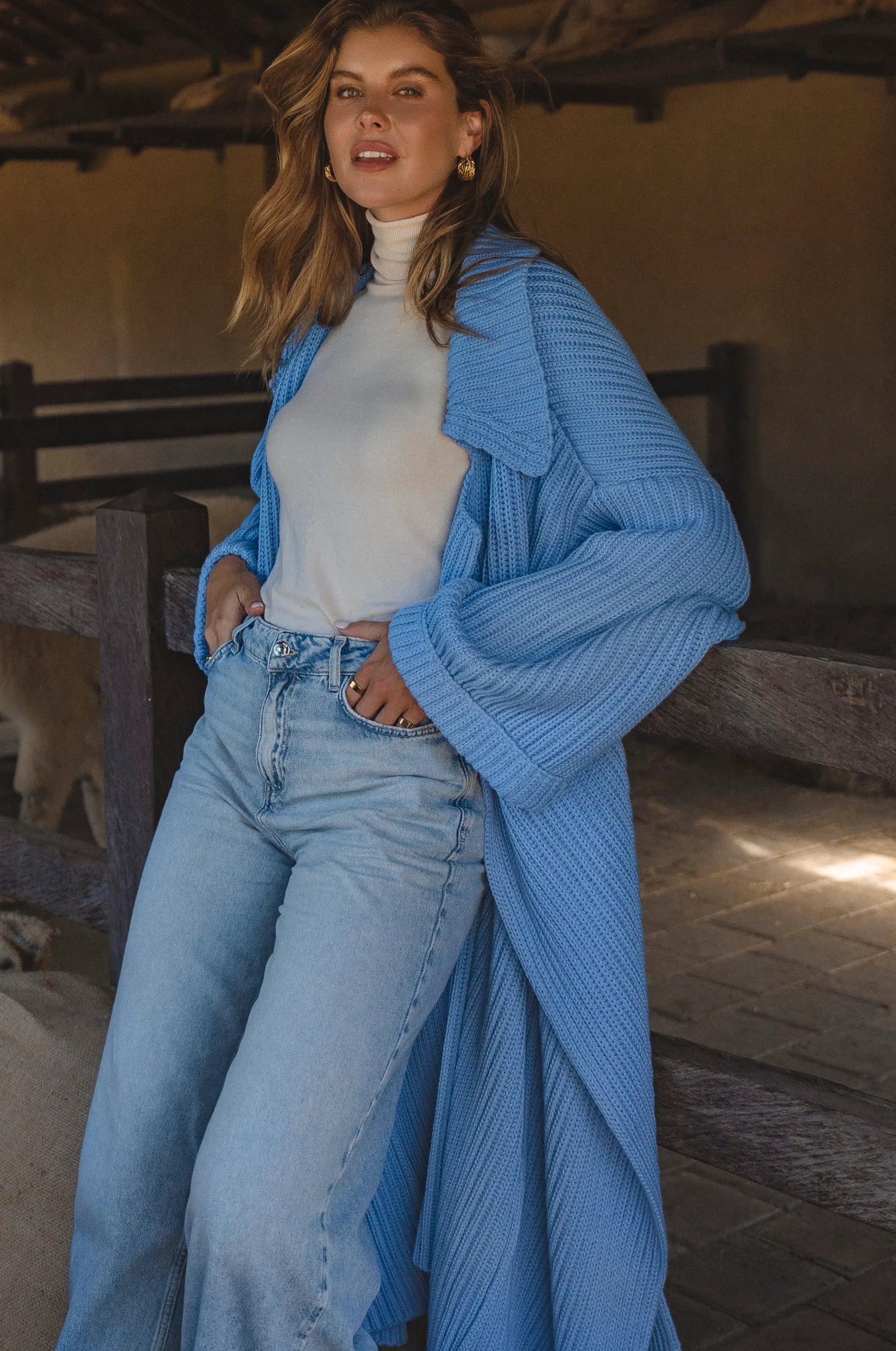 Warm Night Long Knitted Coat by ELF