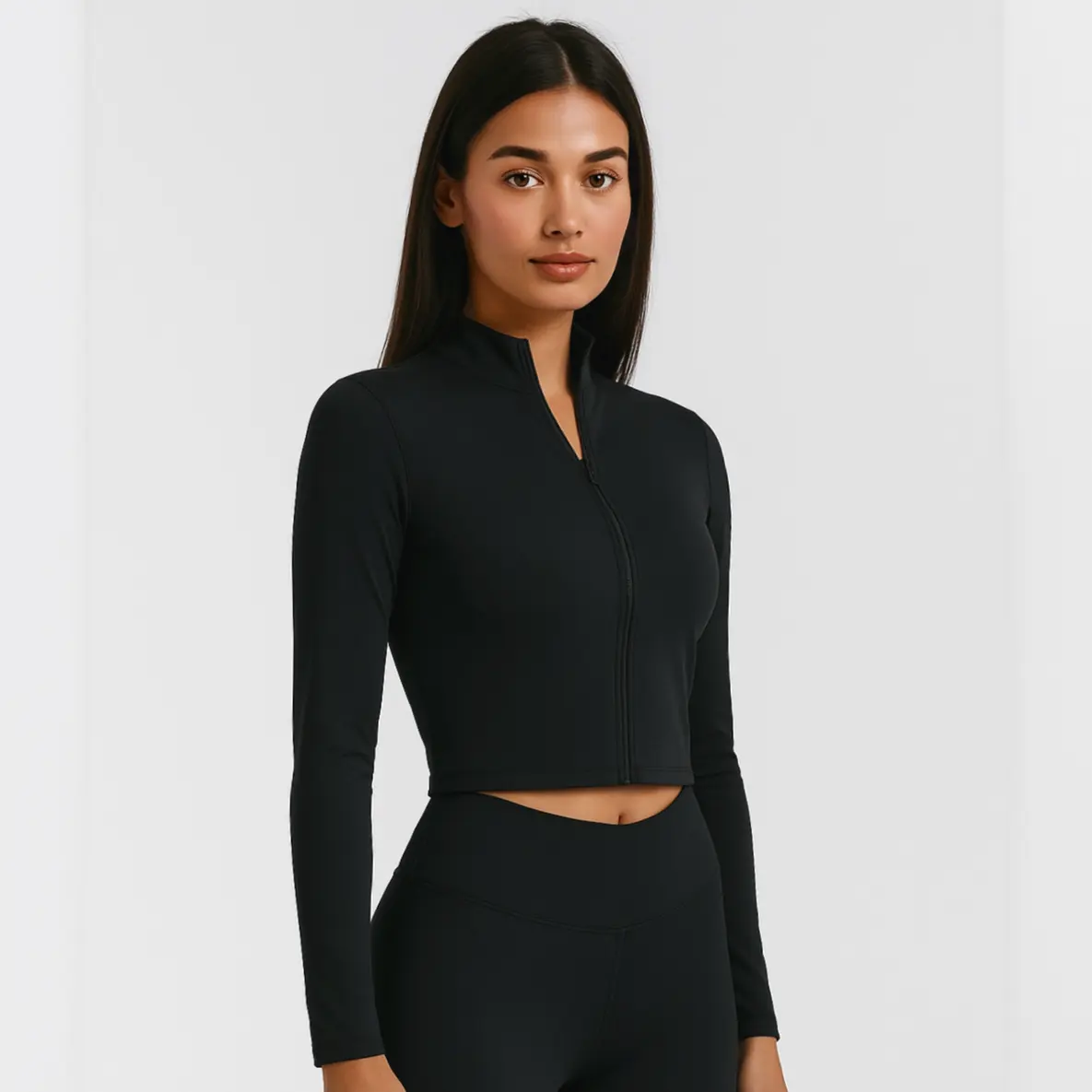 4013 - Women's Athletic Cropped Zipper Jacket by OTL Apparel
