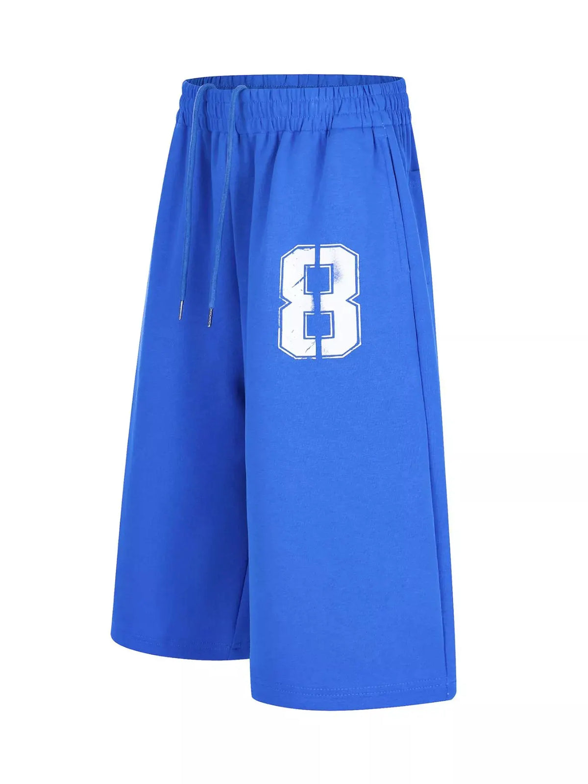 Men's Number 8 Wide Leg Capris by Trendsi