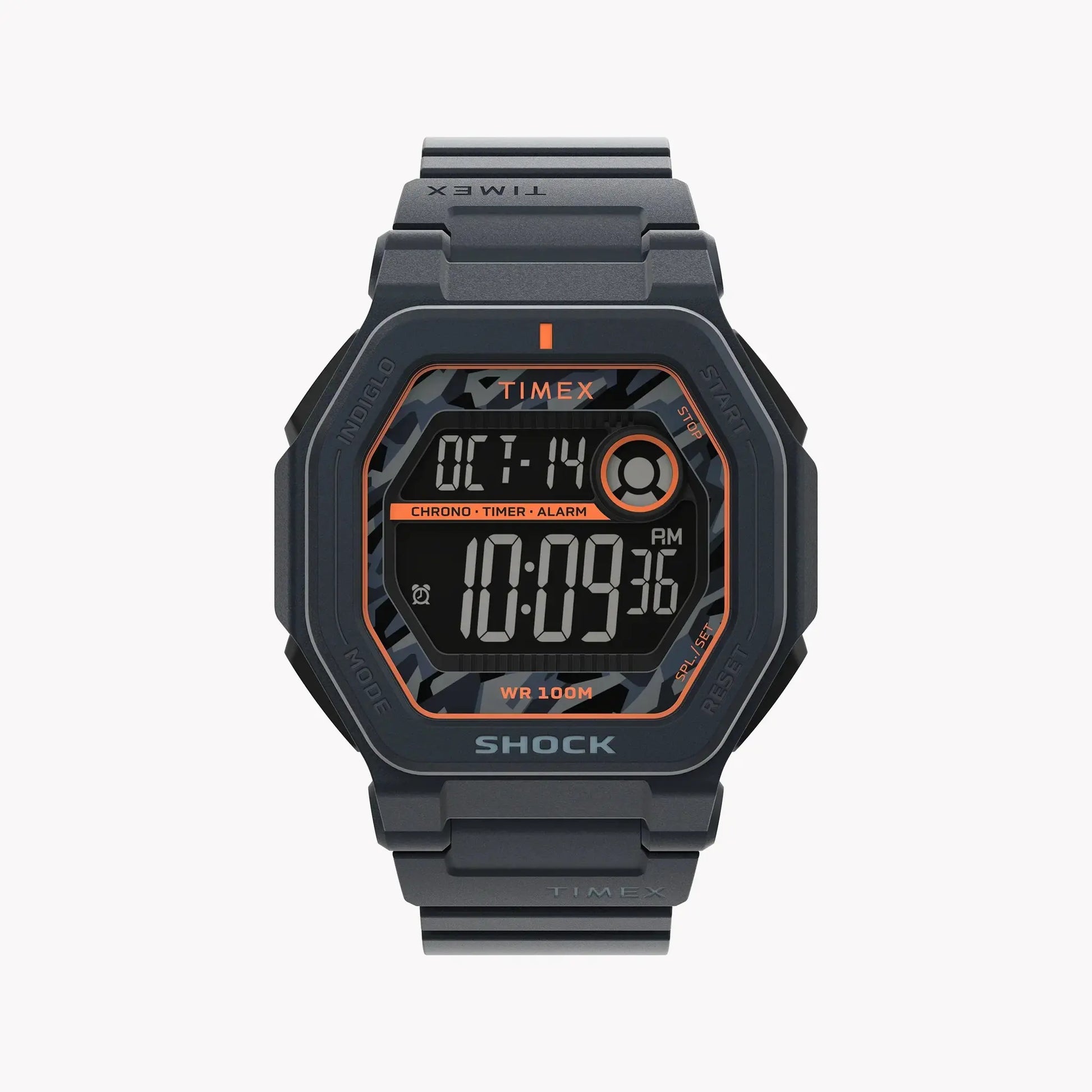 Timex Men's Blue Resin Watch, Shock Resistant | T49956 by TIMEX