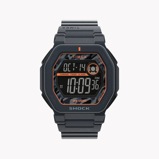 Timex Men's Blue Resin Watch, Shock Resistant | T49956 by TIMEX