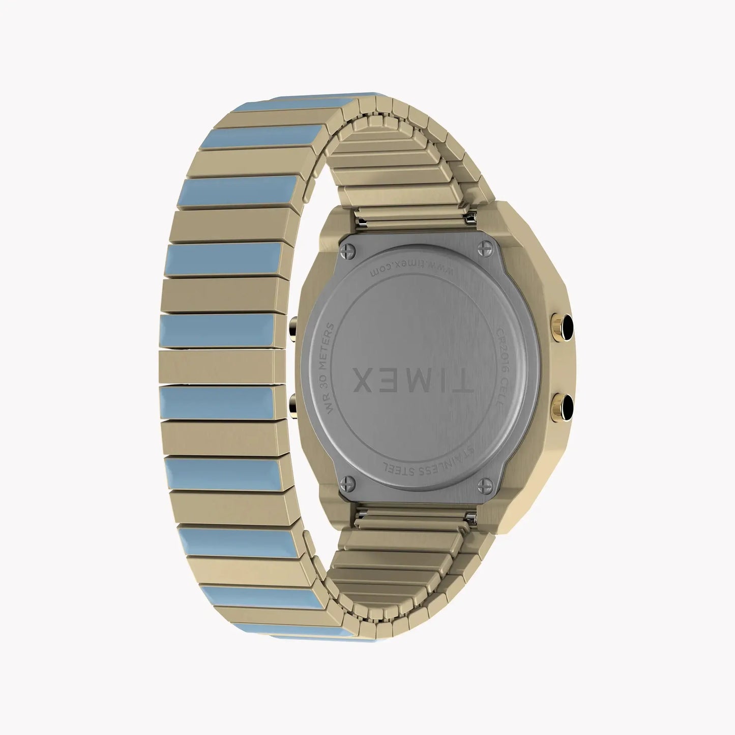 Timex Unisex Gold-Tone Watch, Blue Accents | Tw2w40800 by TIMEX