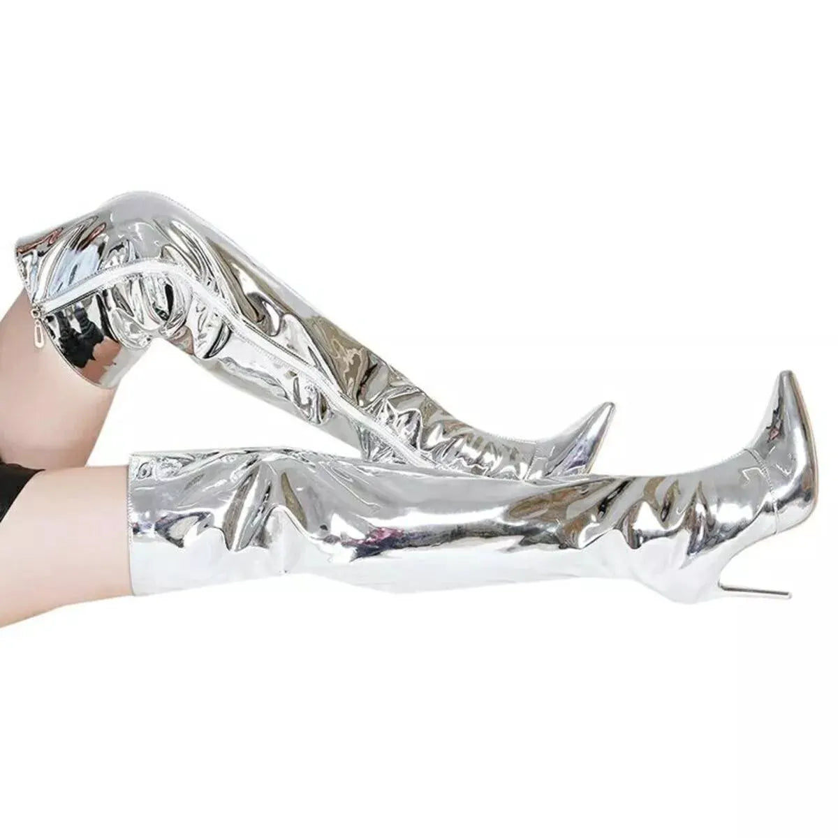 Point Toe Stiletto Boots by Partner Label