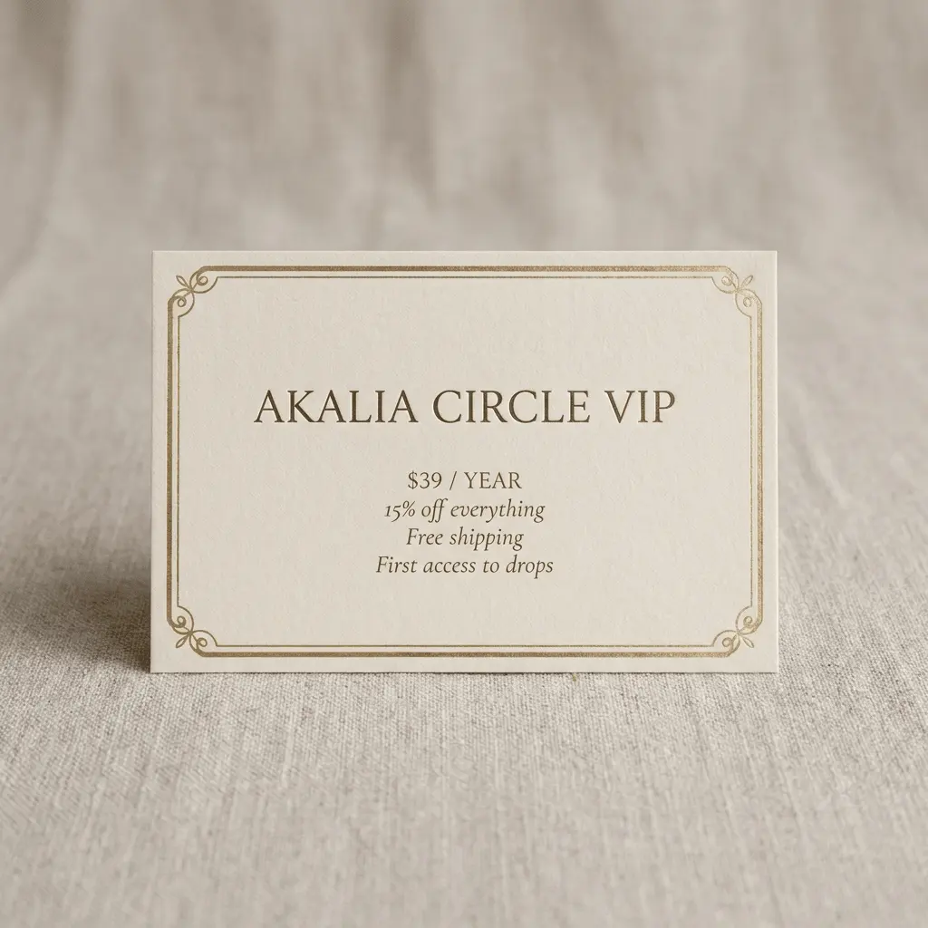 Akalia Circle VIP — Annual Membership by Akalia