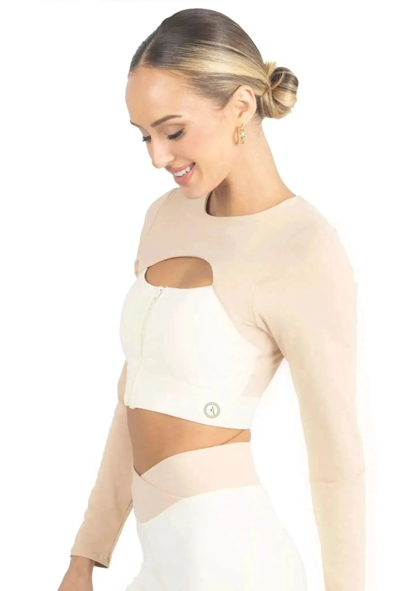 Alisha Color Block Activewear Long Sleeve Top by Akalia