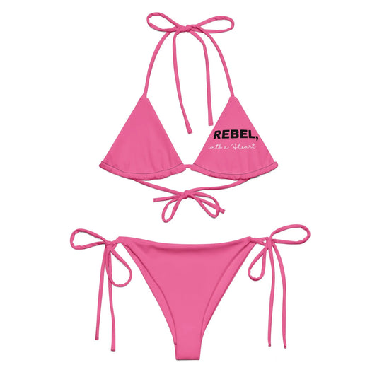 All-over print recycled string bikini by Maiden-Art