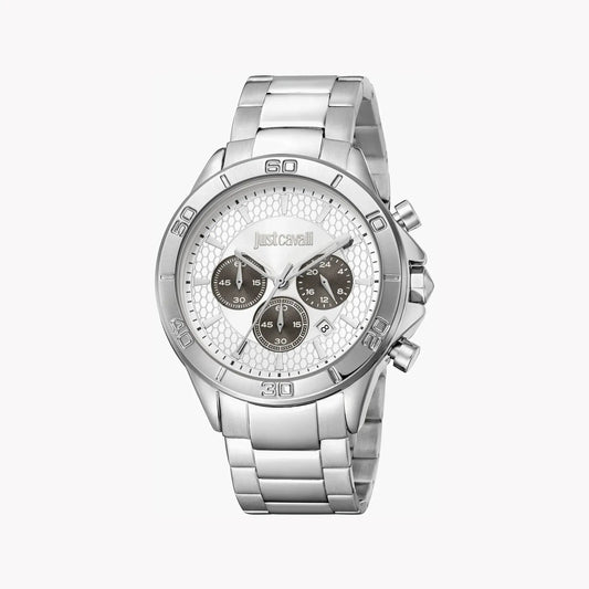 Just Cavalli Men's Alloy Steel Watch, Silver Dial | Jc1g261m0045 by JUST CAVALLI