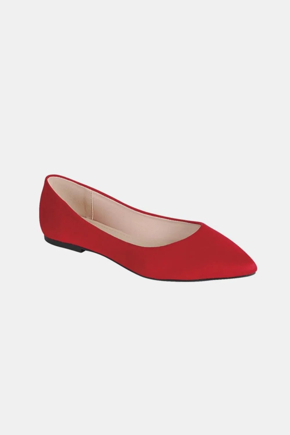Forever Link Pointy Toe Slip On Flat Loafers by Forever Link