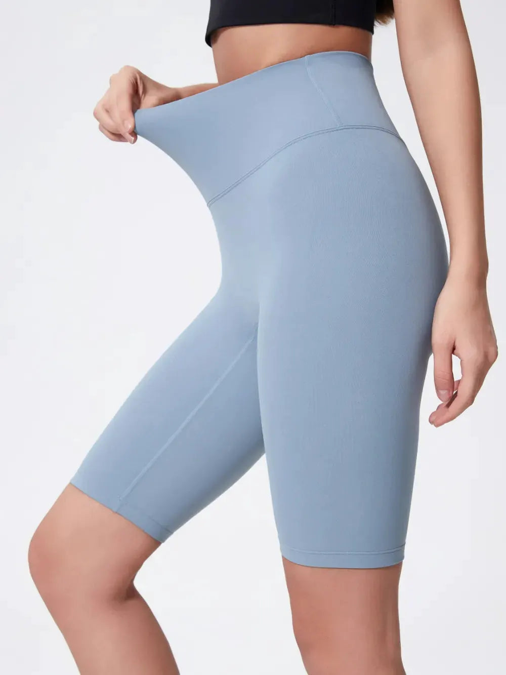 Millennia High Rise Wide Waistband Active Shorts by Millennia