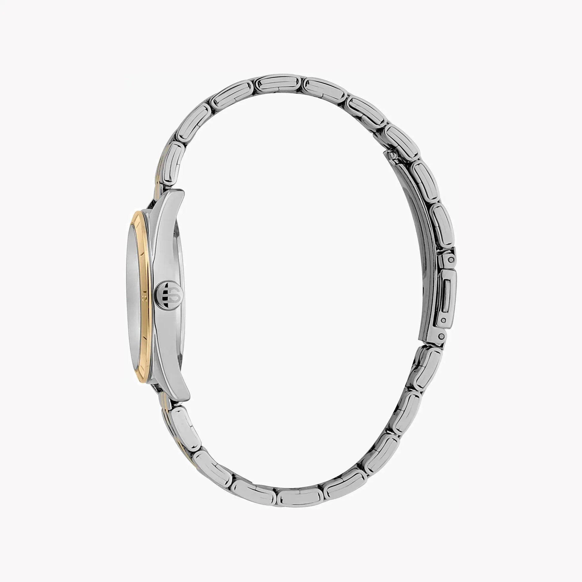 Esprit Women's Silver & Gold Stainless Steel Watch, Silver Dial | Es1l255m0055 by ESPRIT