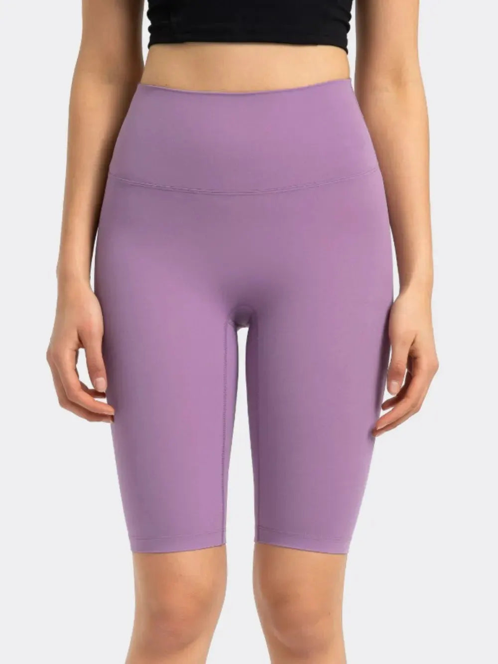 Millennia High Rise Wide Waistband Active Shorts by Millennia