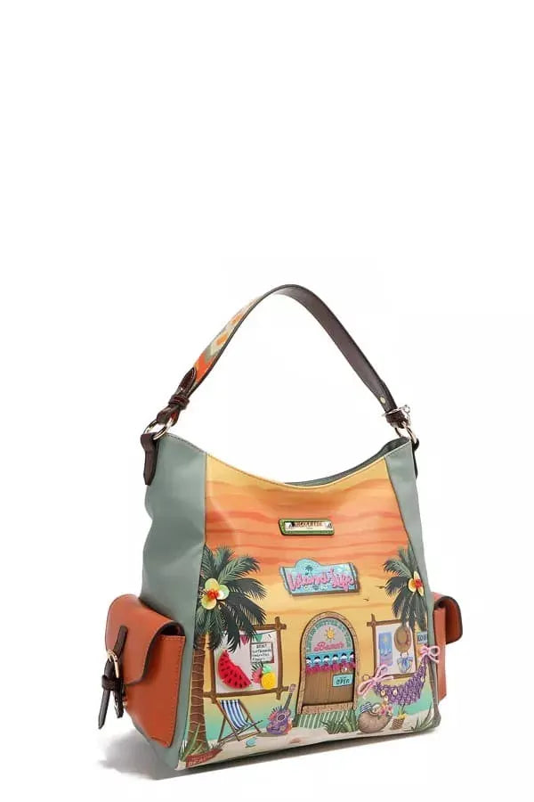 Nicole Lee USA Sun and Sand Hobo Handbag by Nicole Lee USA