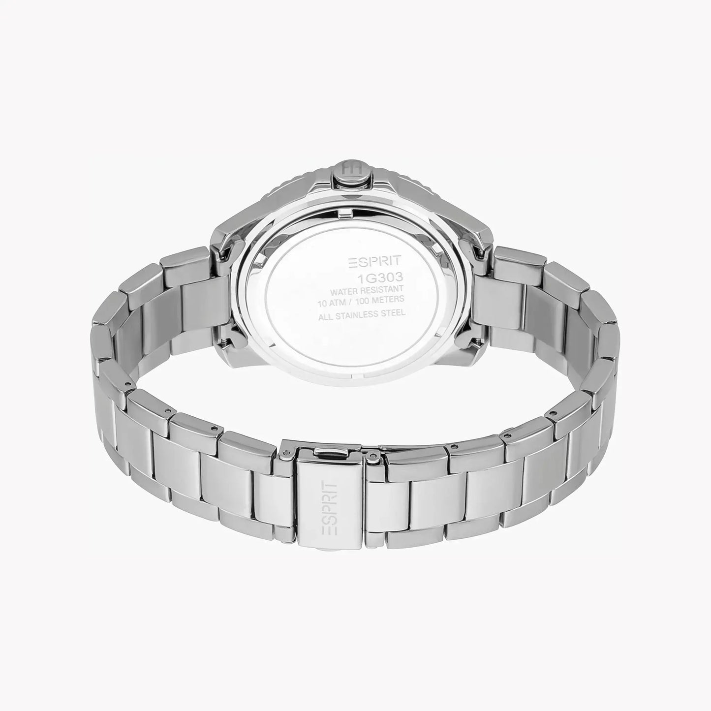 Esprit Men's Silver Stainless Steel Watch, Blue Dial | Es1g010m0035 by ESPRIT