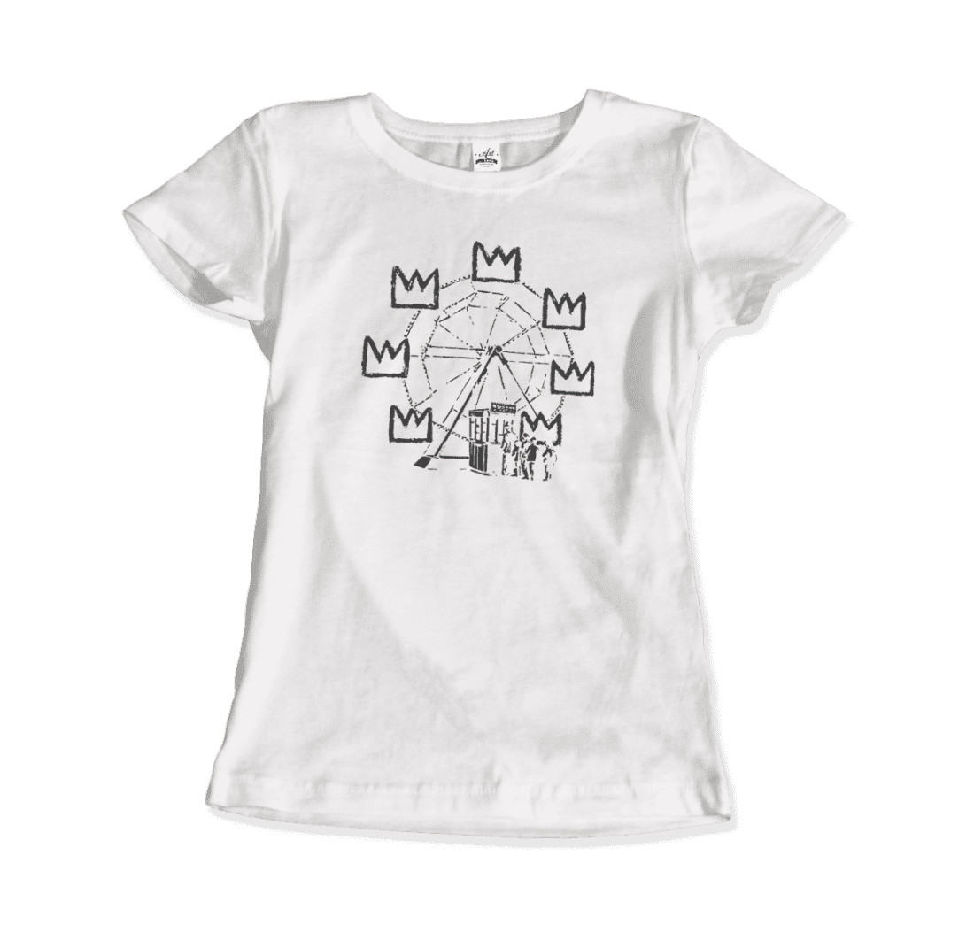 Banksy Ferris Wheel artwork t-shirt by Art-O-Rama Shop