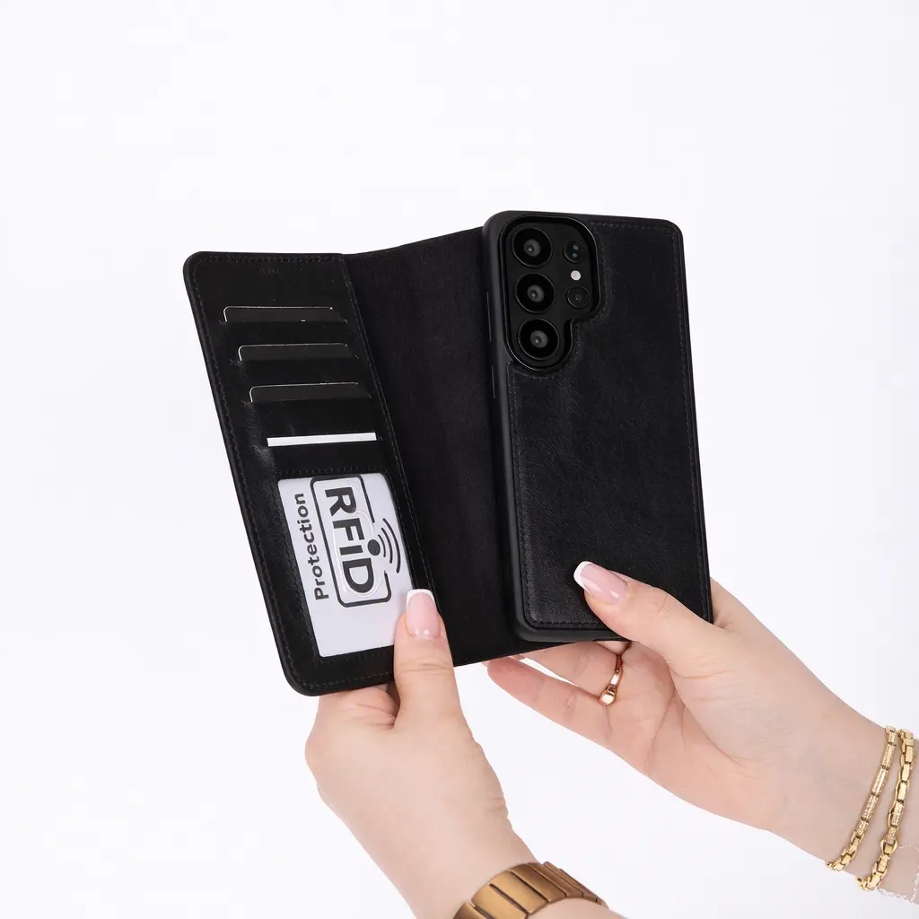 Buffalo Samsung Galaxy S26 Ultra Leather Wallet Case by TORONATA