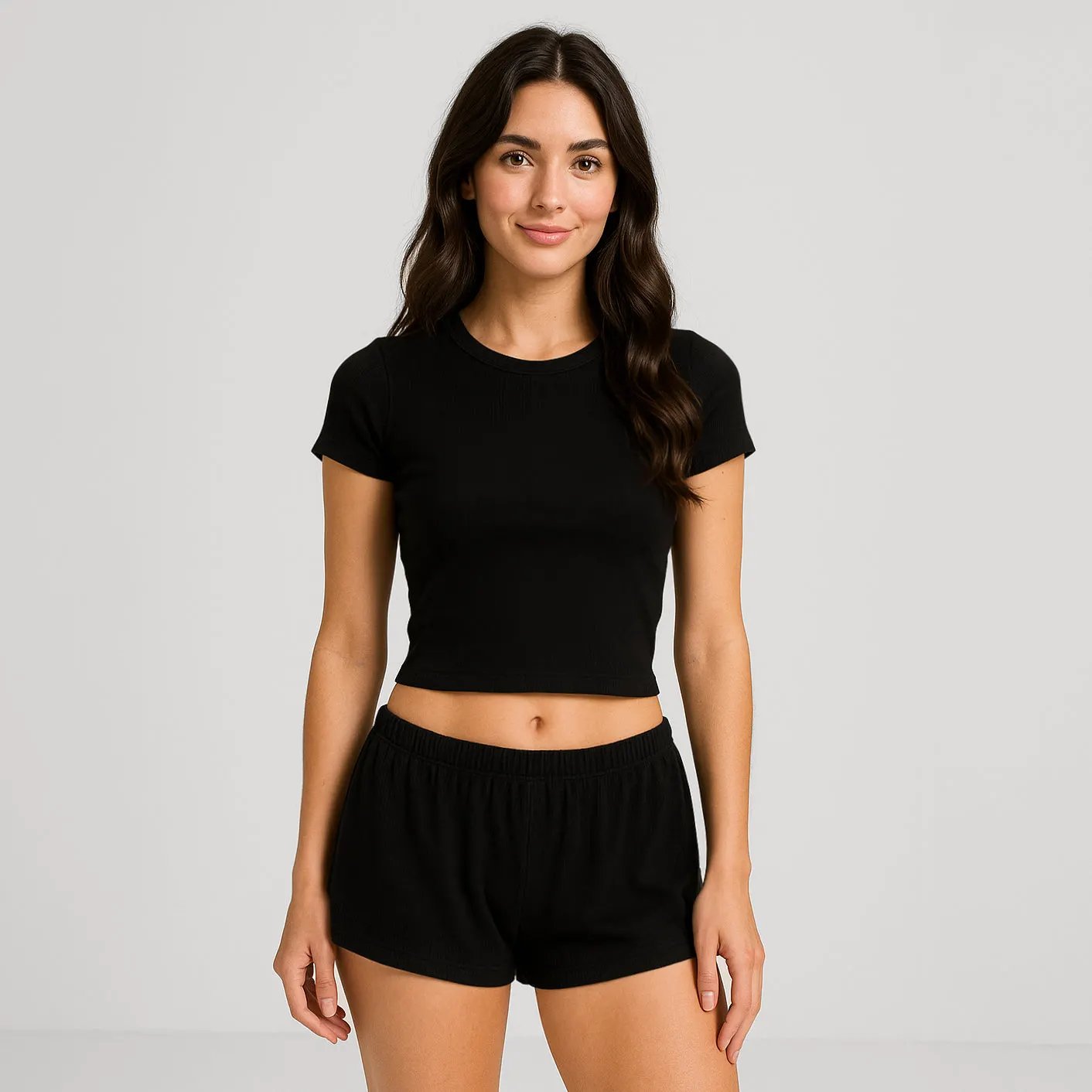 2002 - Babyrib Mini Shorts by POS Wholesale