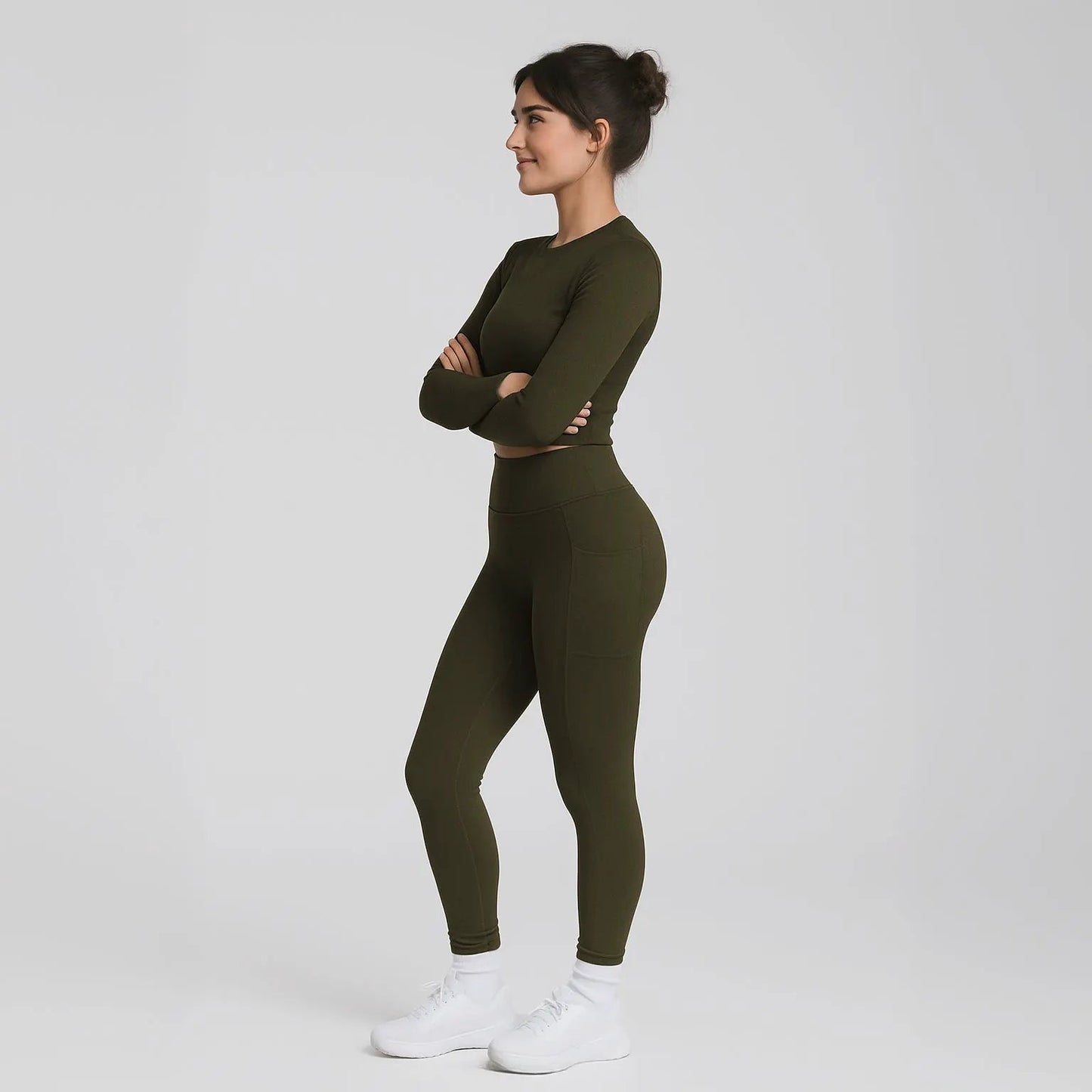 2014 - Women's Seamless Pocket Athletic Leggings by OTL Apparel