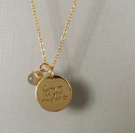 Personalized Projection Photo Necklace With Bar Necklaces Engraving Name by Maiden-Art