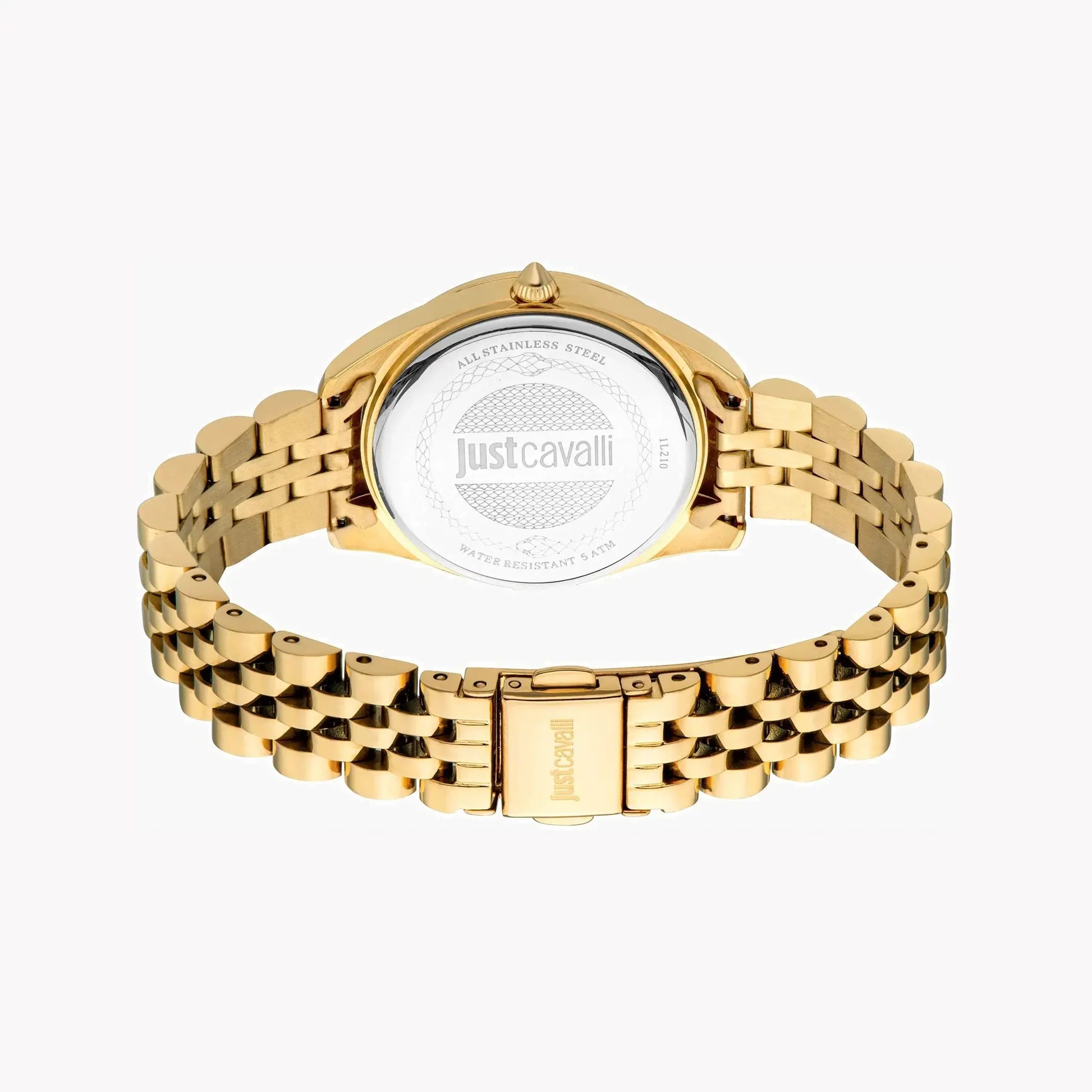 Just Cavalli Women's Gold Stainless Steel Watch, Silver Dial | Jc1l210m0455 by JUST CAVALLI