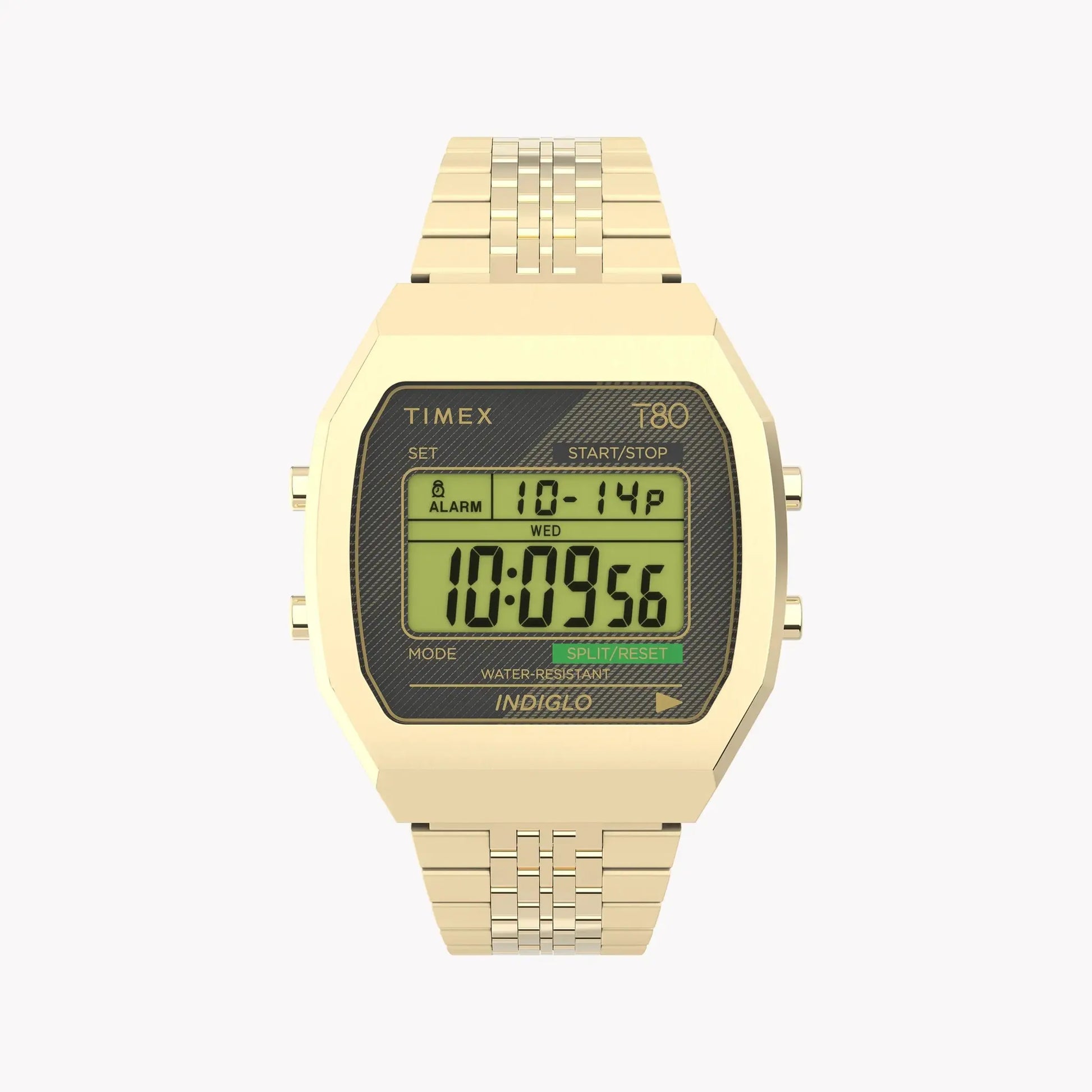 Timex Unisex Gold Tone Stainless Steel Watch, Black Lens | Tw2v74300 by TIMEX