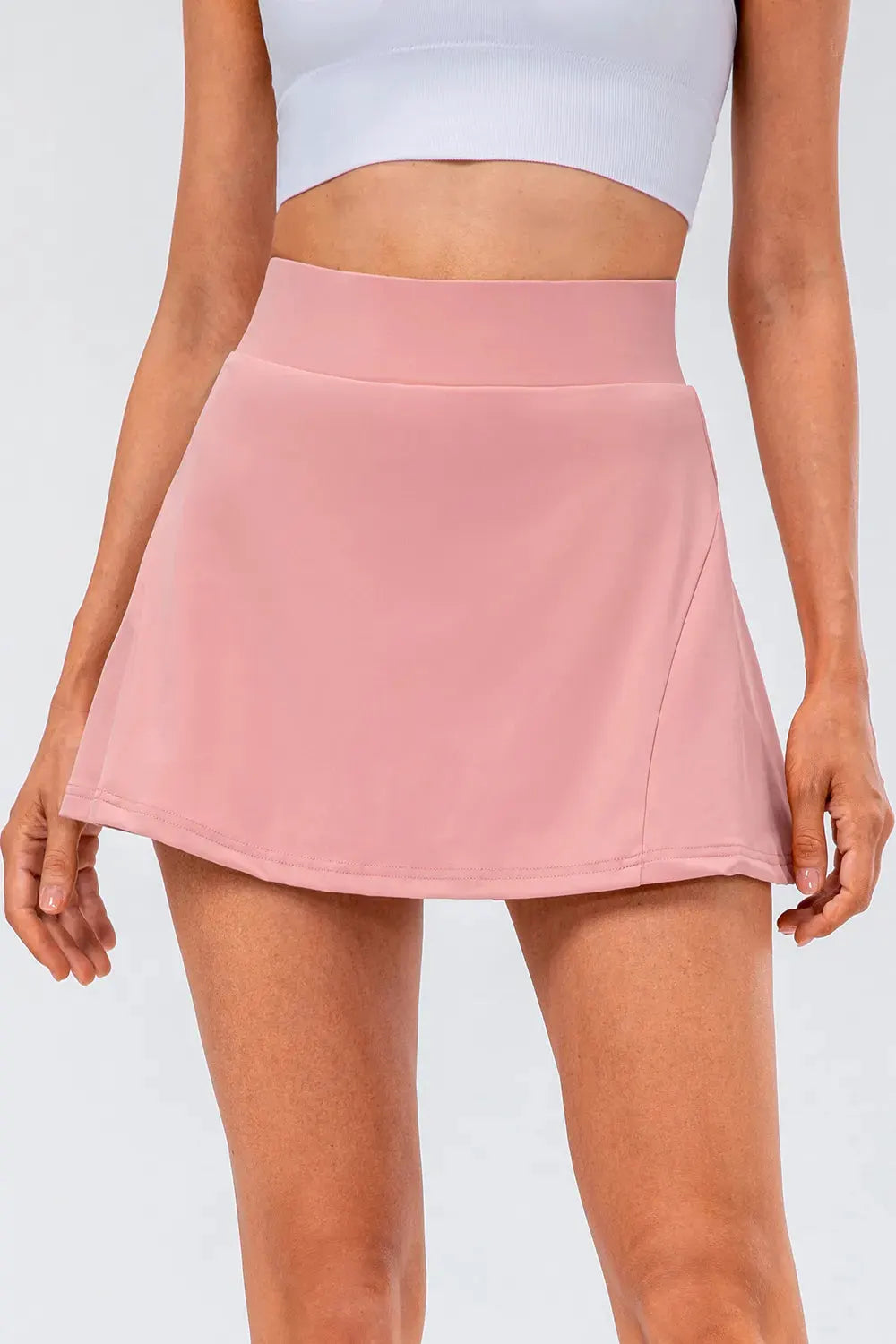 High Waist Pleated Active Skirt by Partner Label