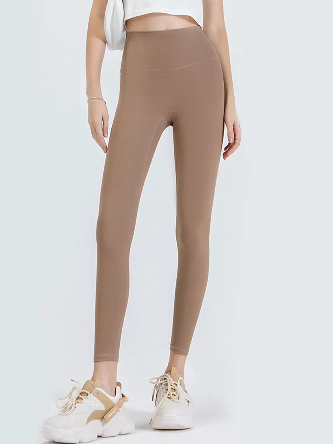 Wide Waistband Sports Leggings by Partner Label