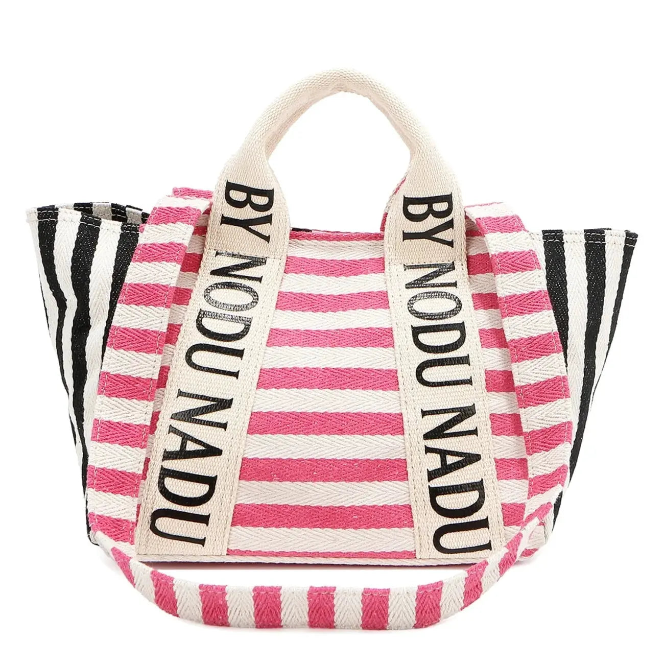 Nicole Lee USA Letter Striped Tote Bag by Nicole Lee USA