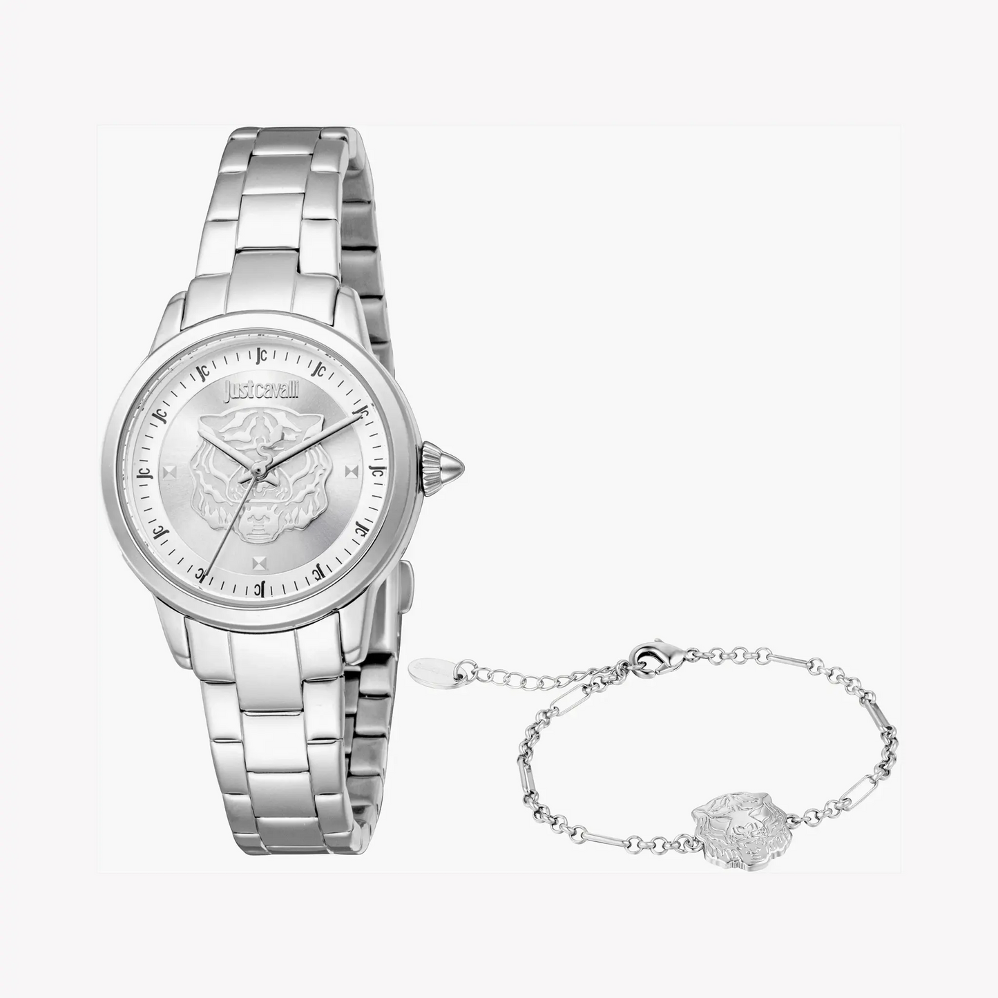 Just Cavalli Women's Silver Watch, Silver Dial | Jc1l334m0045 by JUST CAVALLI