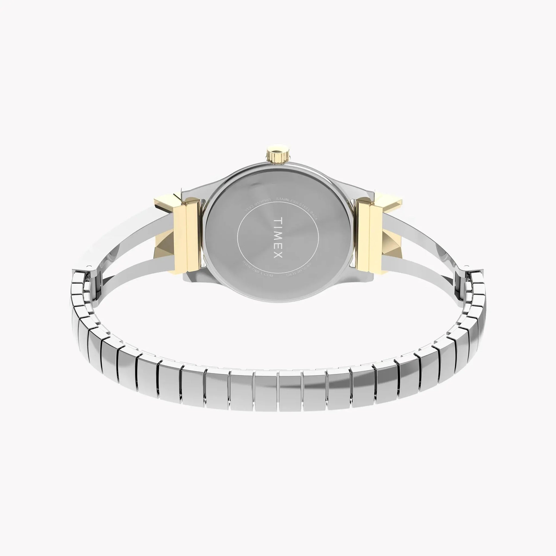 Timex Women's Two-Tone Silver & Gold Watch, Silver Dial | Tw2w18500 by TIMEX