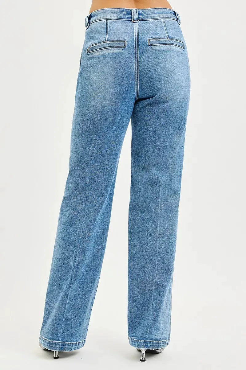 RISEN Slouchy Straight Jeans by RISEN