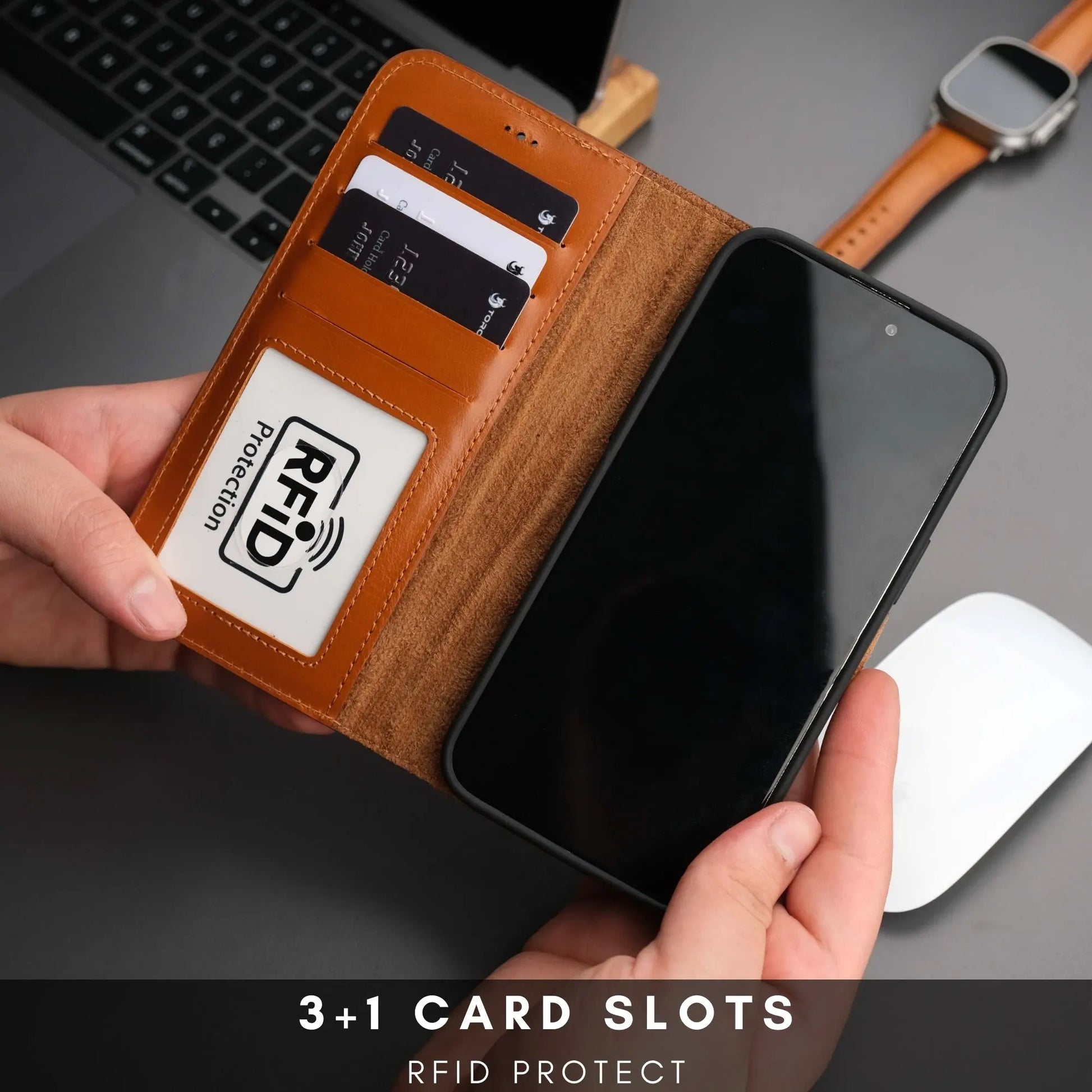 Casper iPhone 16 Wallet Case Leather MagSafe by TORONATA