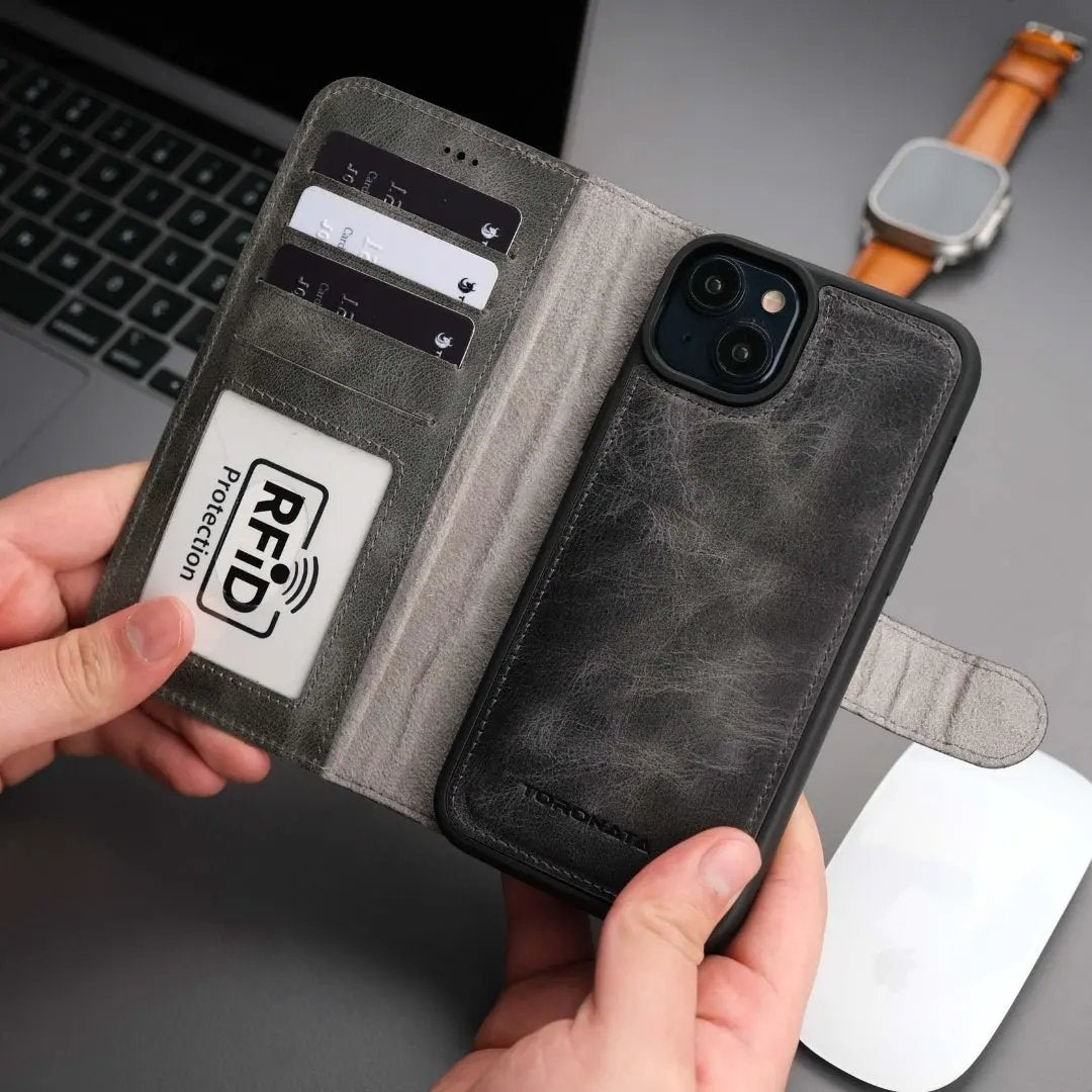 Casper iPhone 16 Plus Wallet Case Leather MagSafe by TORONATA