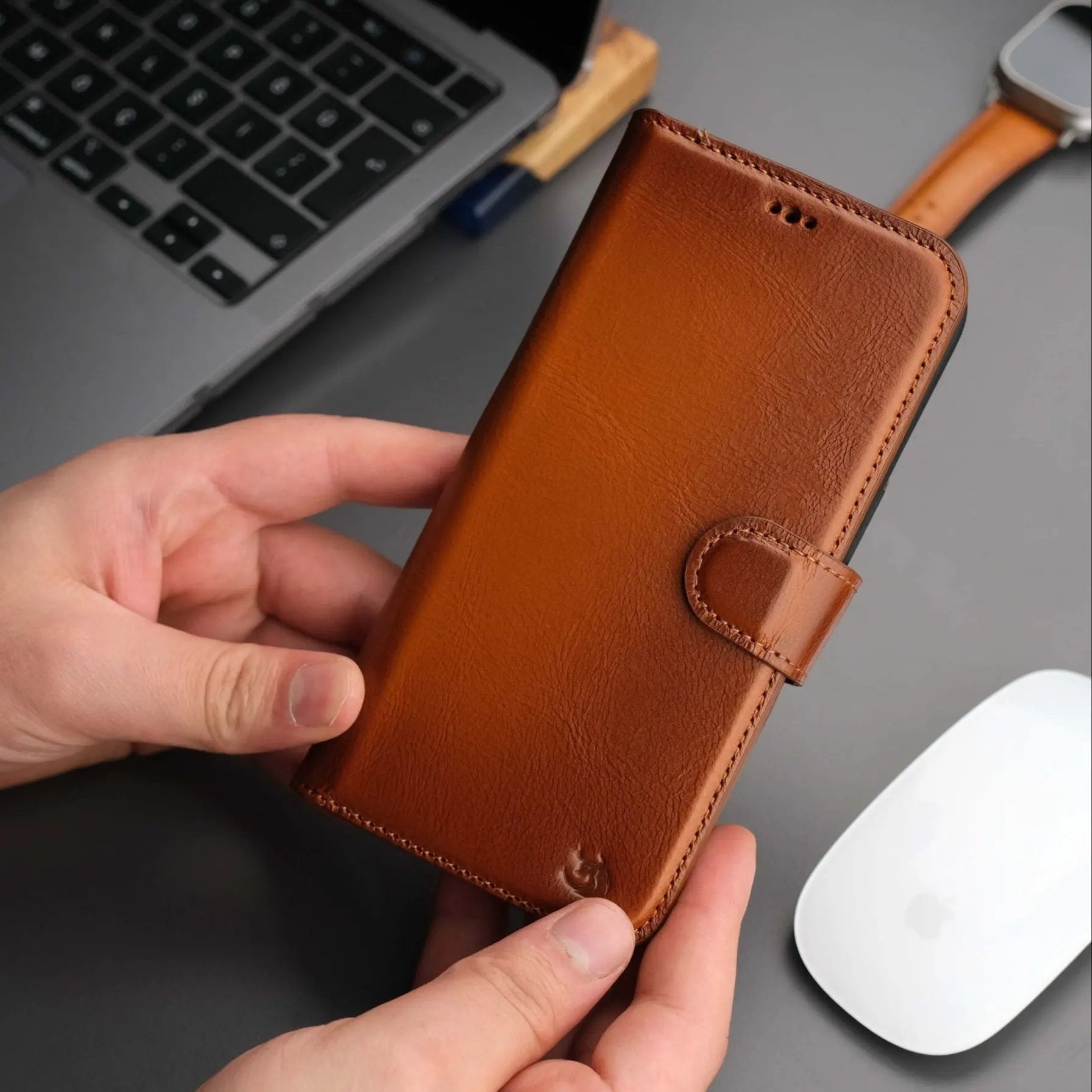 Casper iPhone 16 Pro Max Wallet Case Leather MagSafe by TORONATA