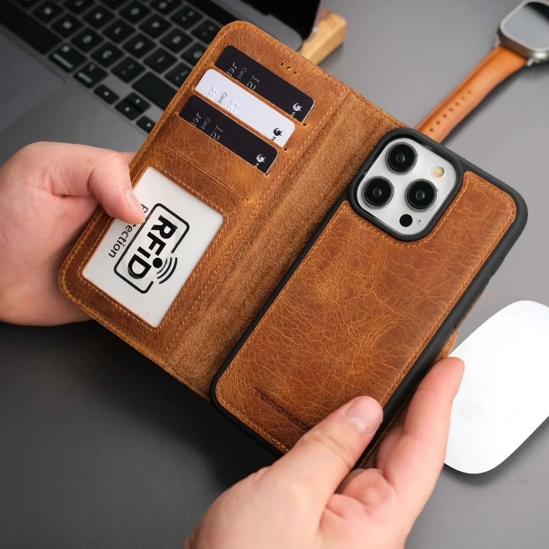 Casper iPhone 16 Pro Max Wallet Case Leather MagSafe by TORONATA