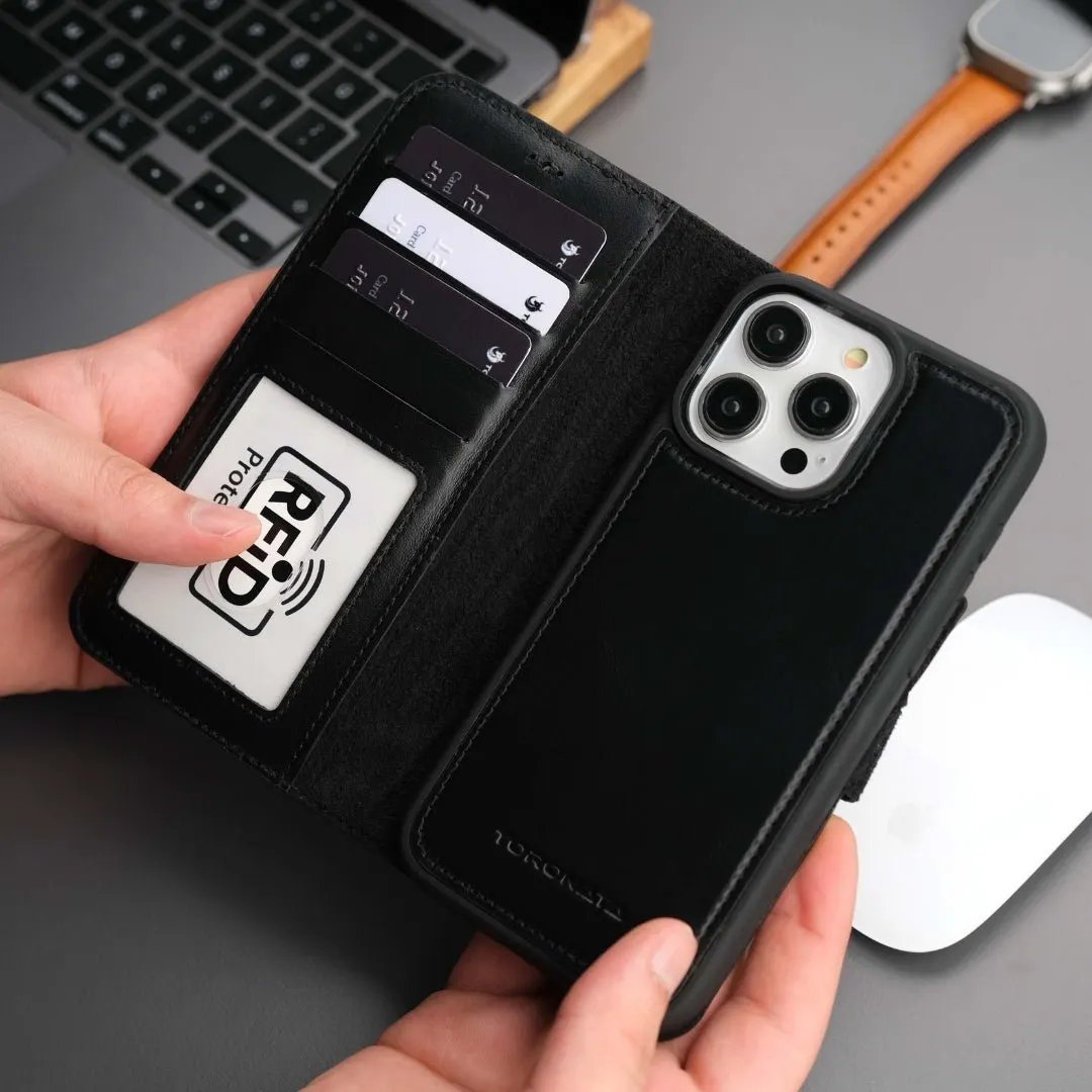 Casper iPhone 16 Pro Wallet Case Leather MagSafe by TORONATA