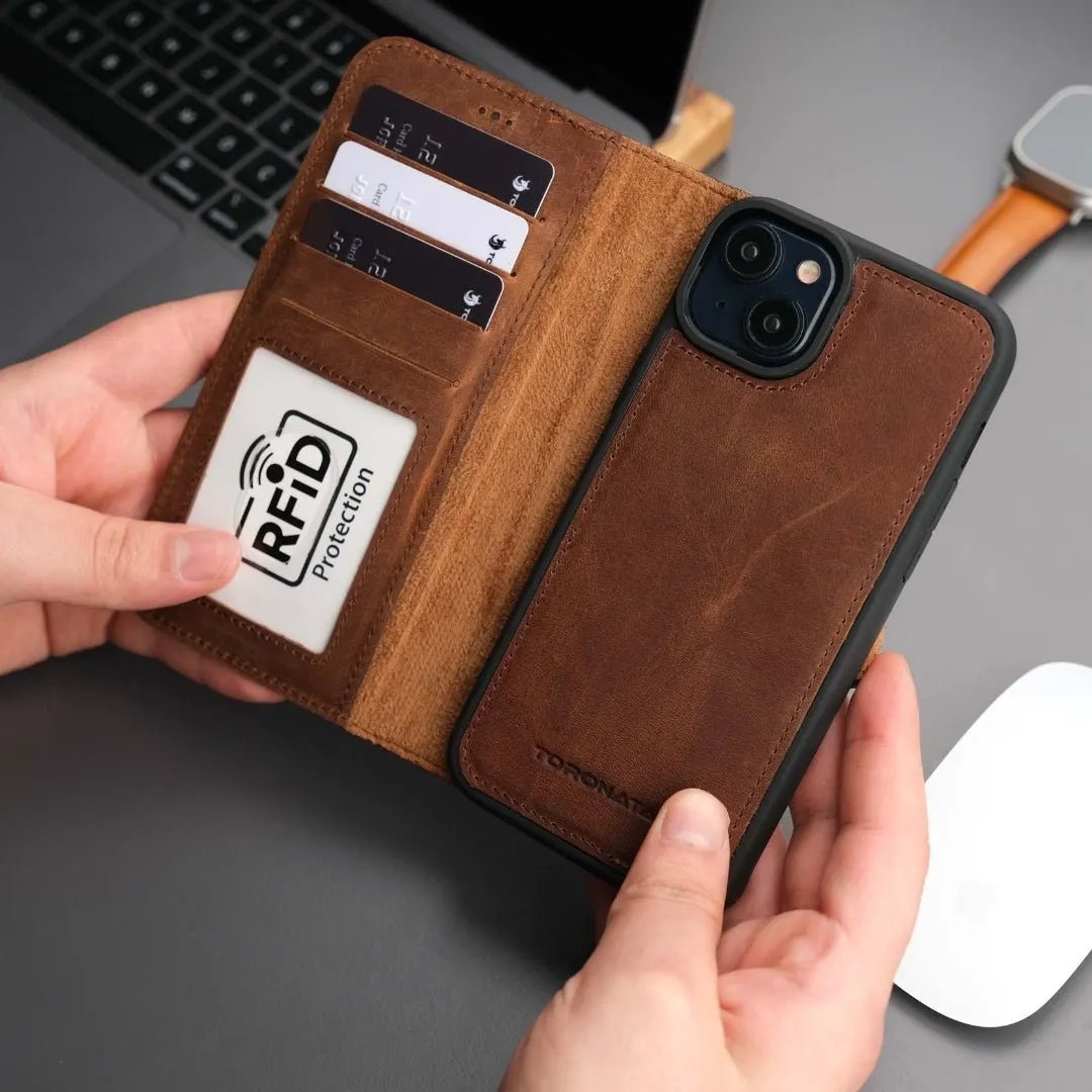 Casper iPhone 16 Wallet Case Leather MagSafe by TORONATA