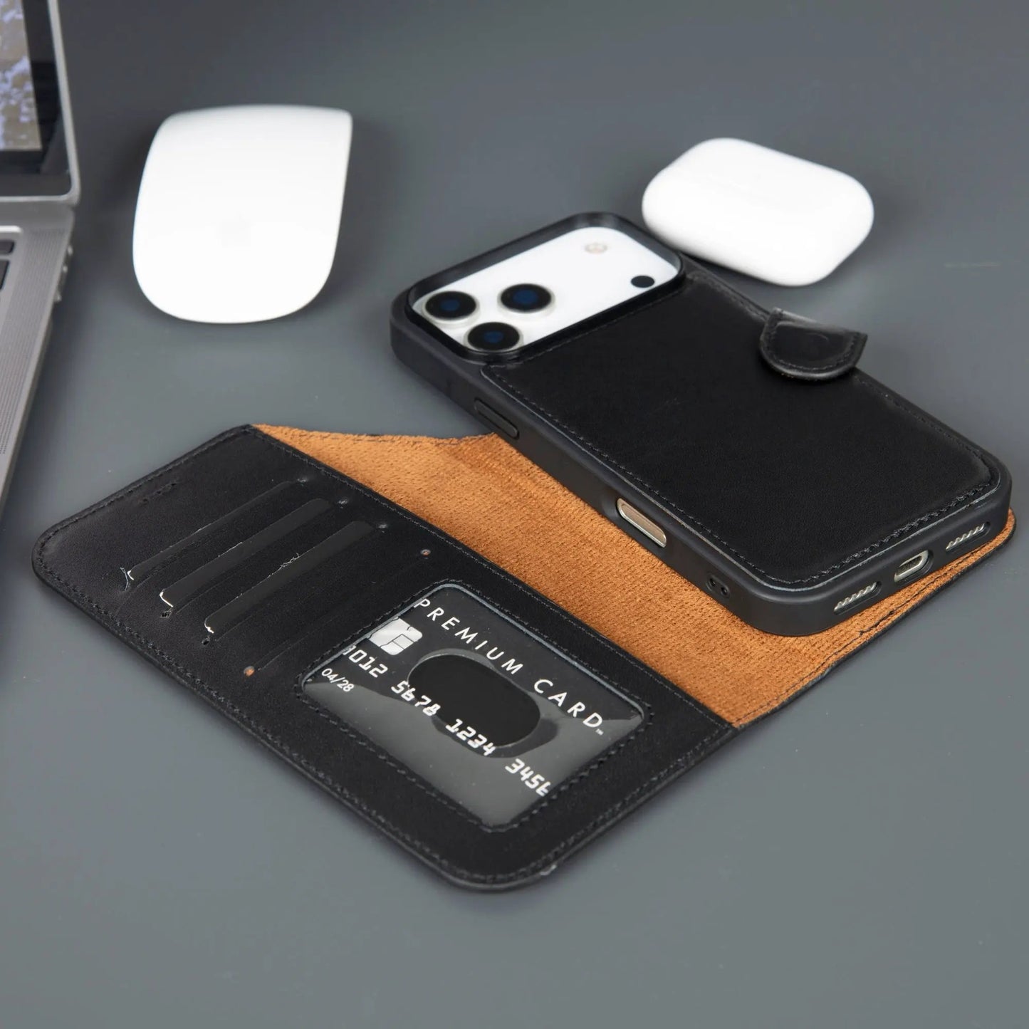 Casper iPhone 17 Pro Max Leather Wallet Case – MagSafe Compatible by TORONATA