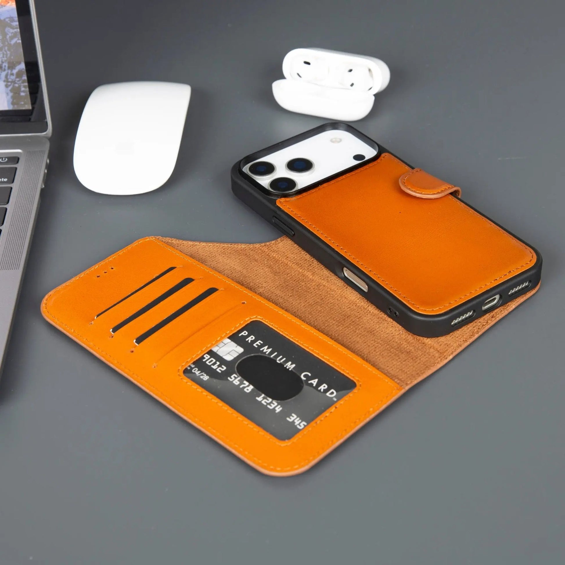 Casper iPhone 17 Pro Leather Wallet Case – MagSafe Compatible by TORONATA