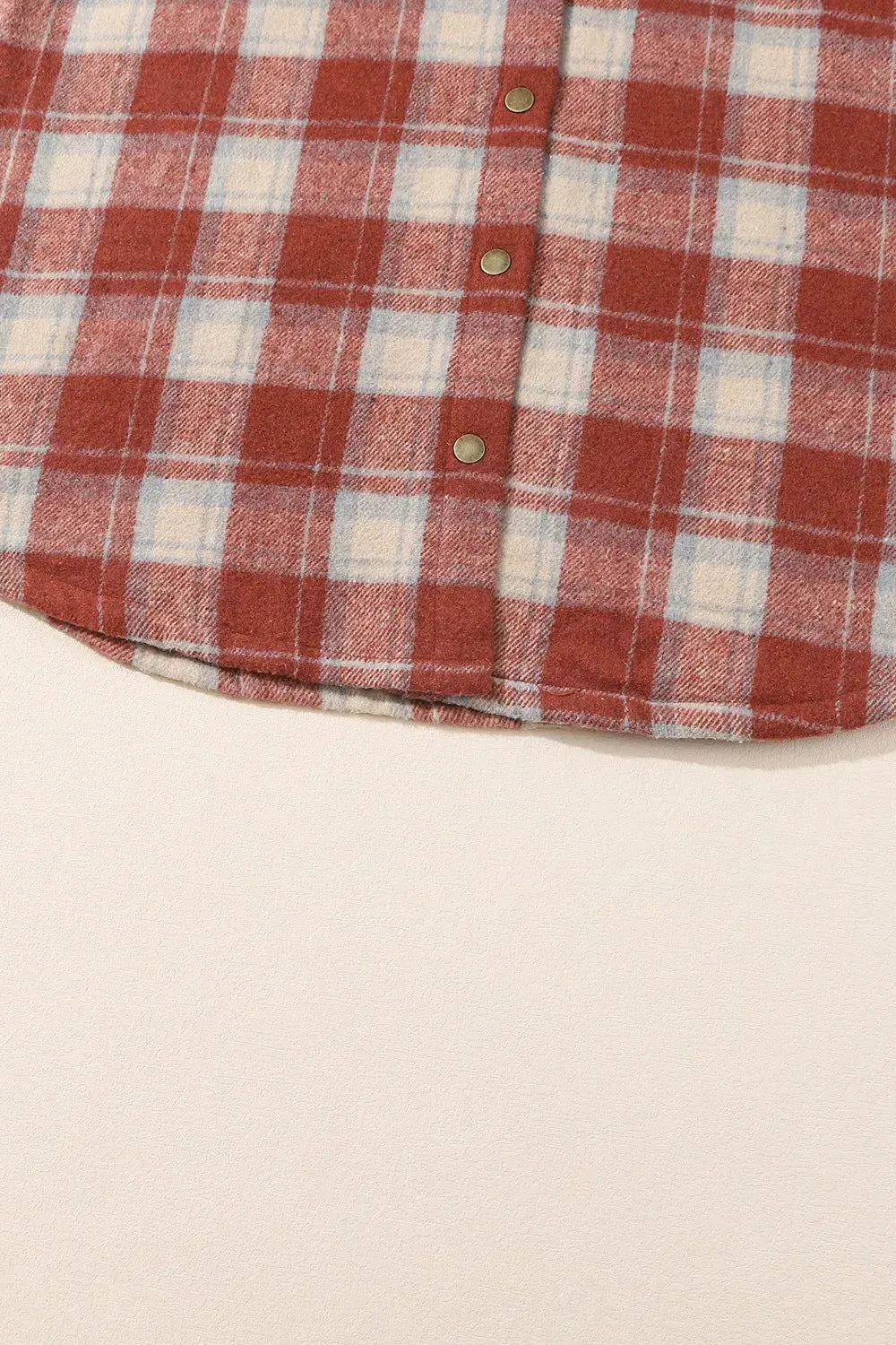 Fleece Lined Plaid Hooded Jacket by Partner Label