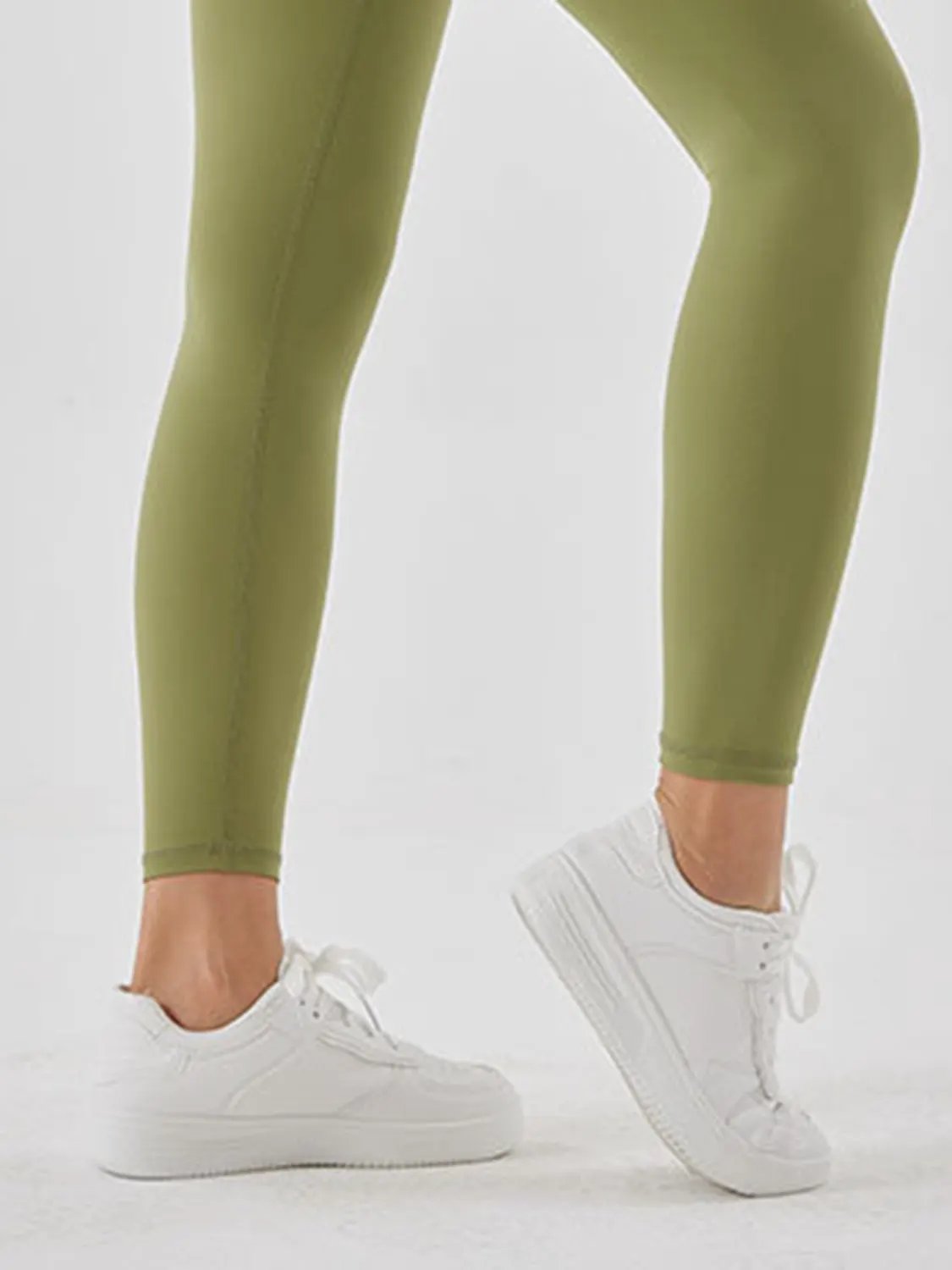 Wide Waistband Sports Leggings by Partner Label
