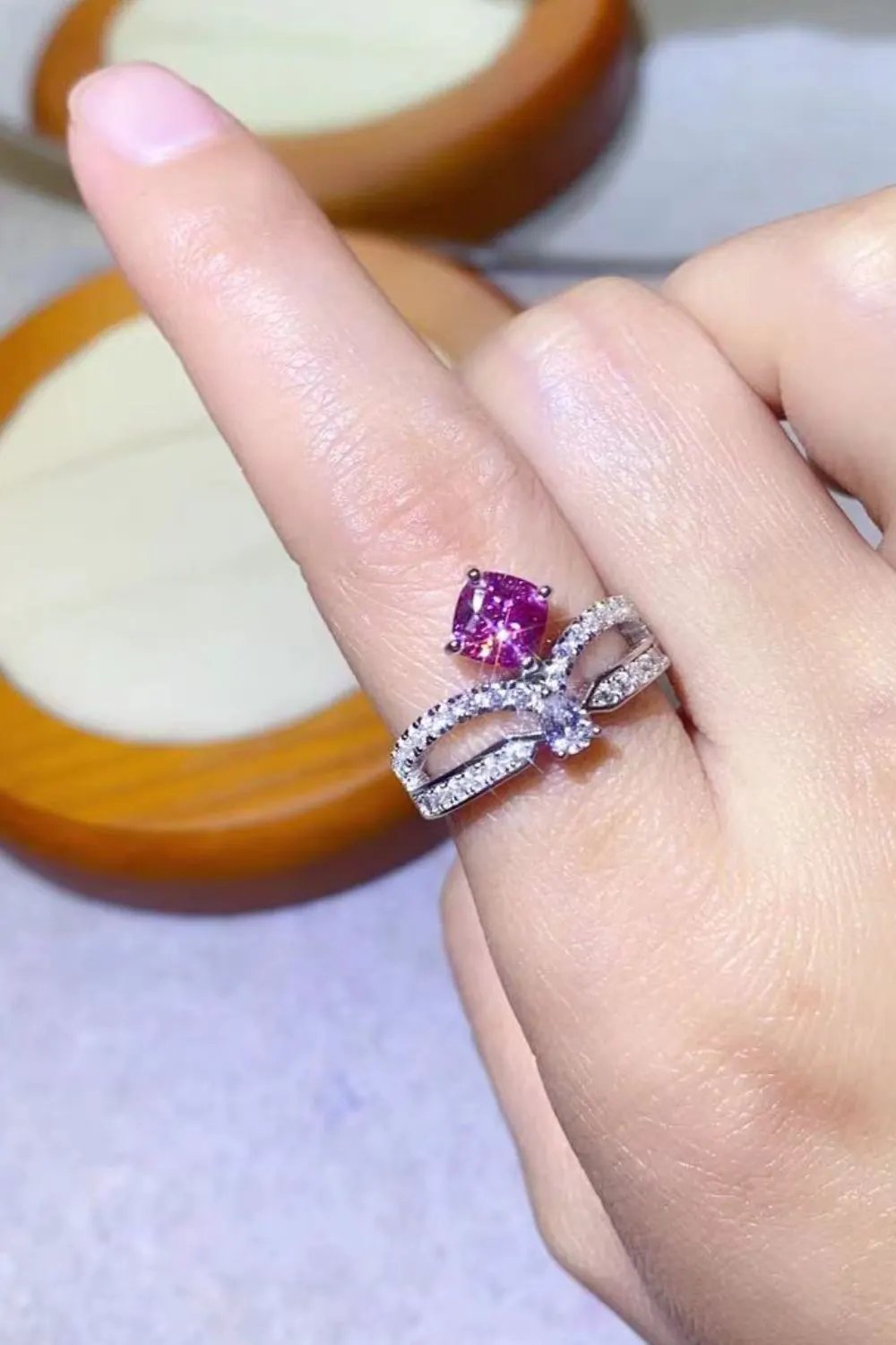 At Your Best 1 Carat Moissanite Ring by Partner Label