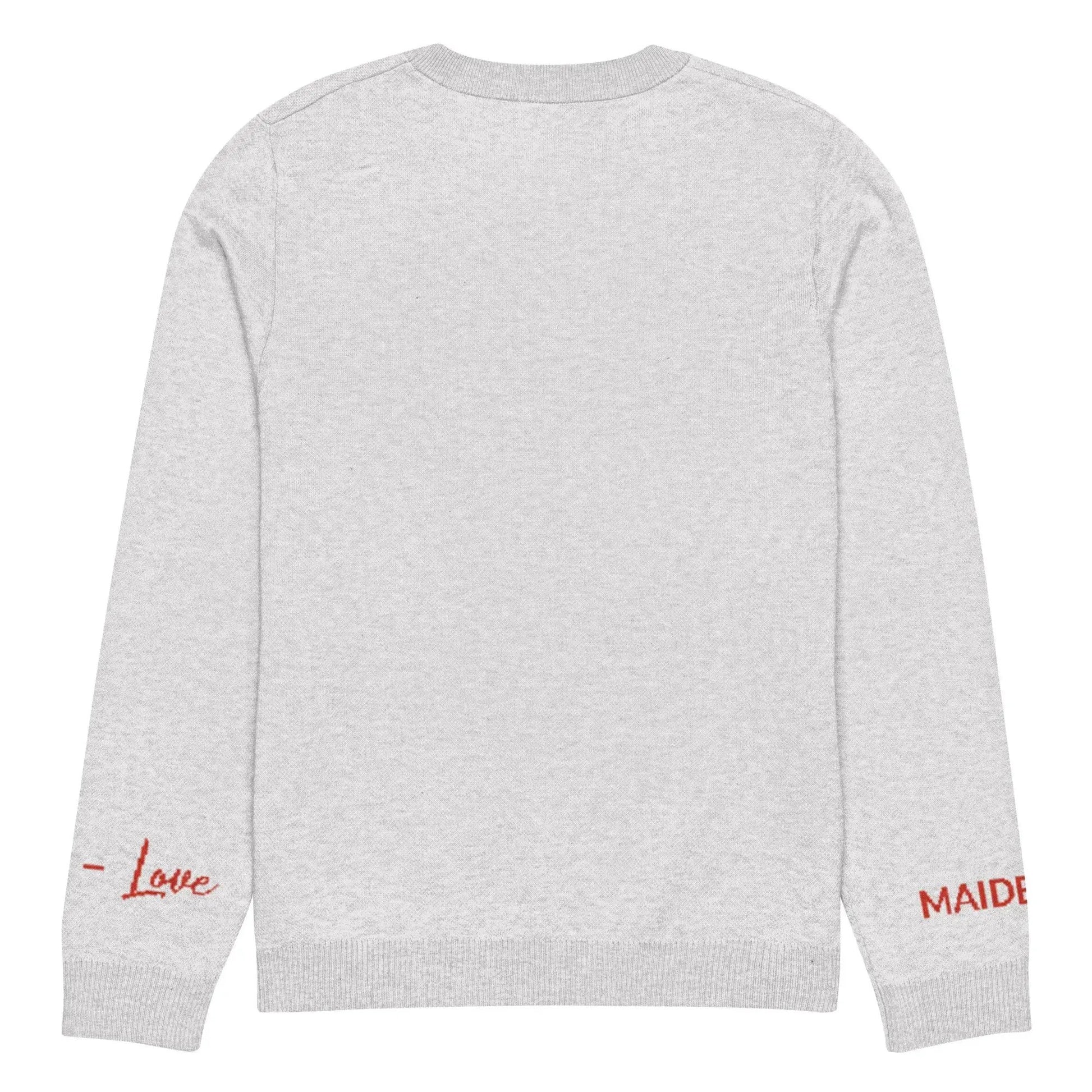 Heart - Knitted crew neck sweater BLEACH by Maiden-Art