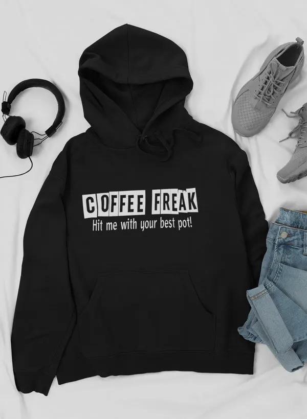 Coffee Freak Hoodie by Merch